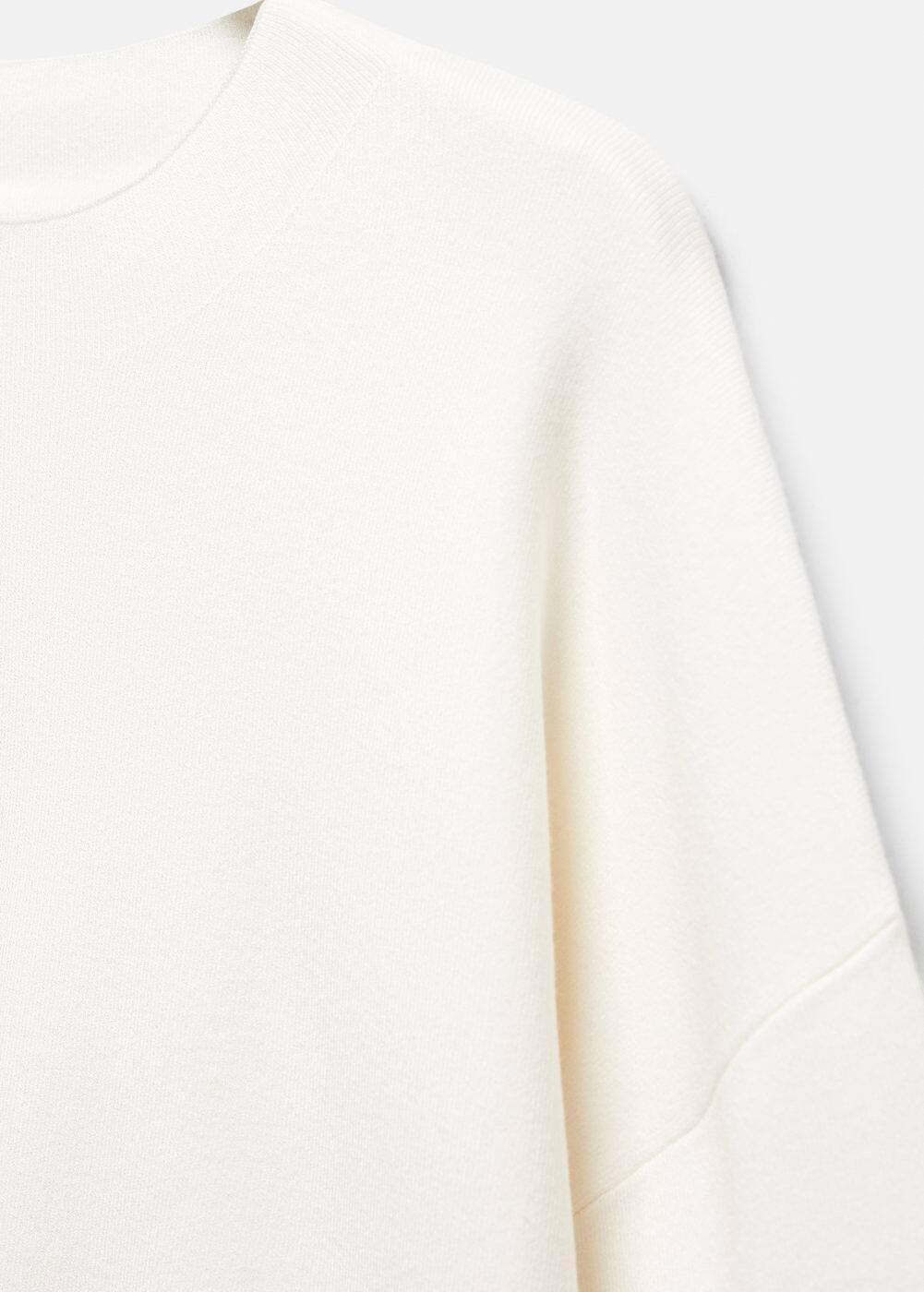 Mango Womens Perkins Neck Knitted Sweater Product Image
