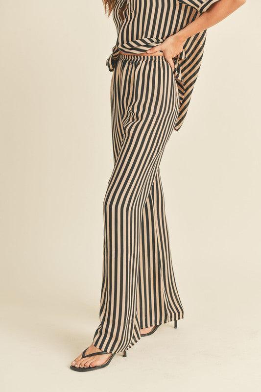 Toffee Nut Stripe Pants Product Image