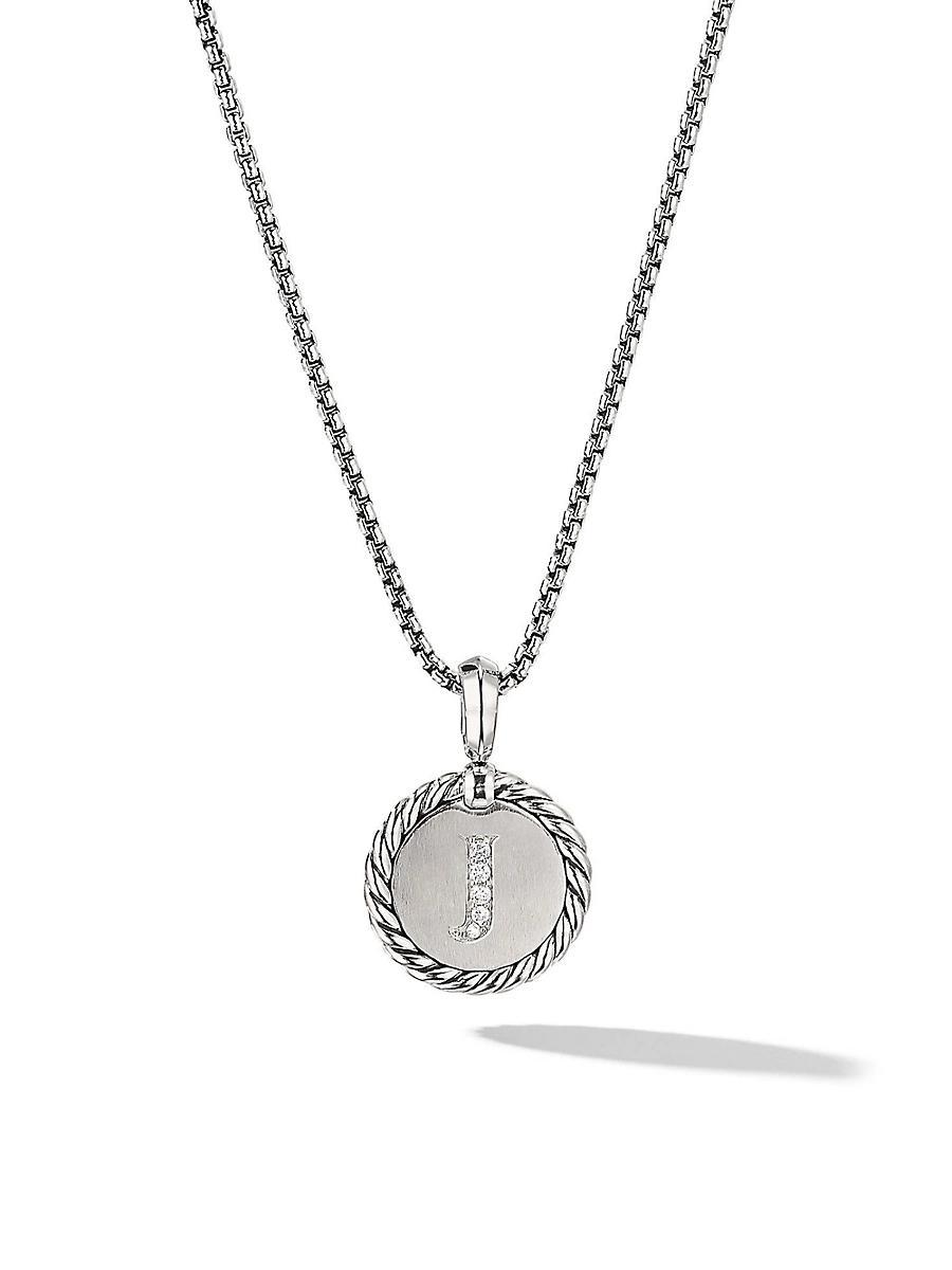 David Yurman Sterling Silver Cable Collectibles Initial Charm Product Image
