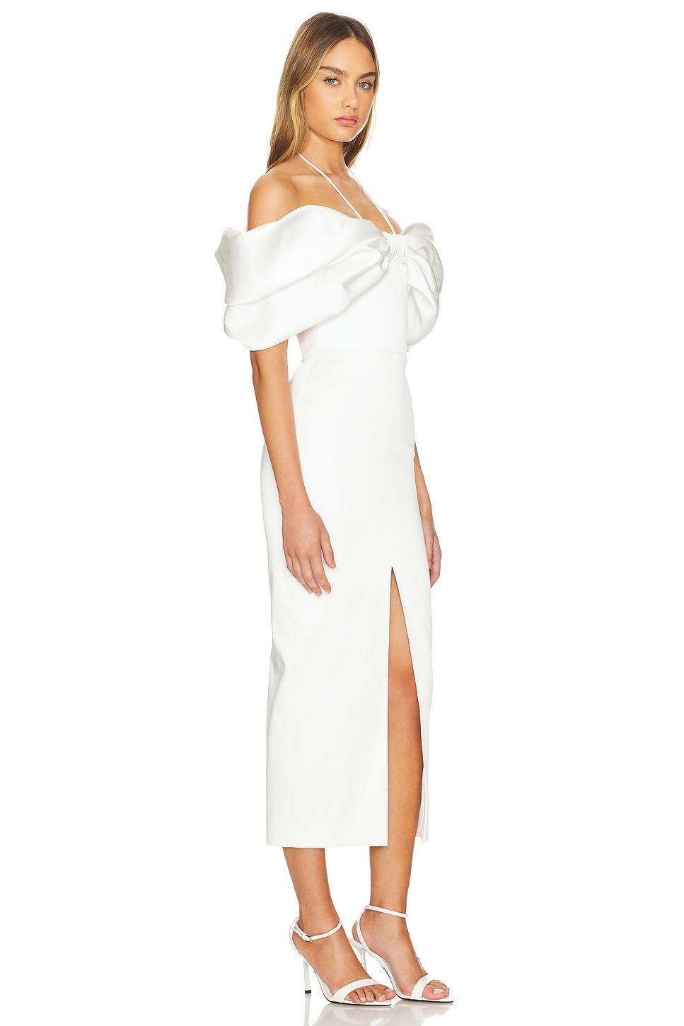 Bow Embellished Midi Dress RASARIO Product Image