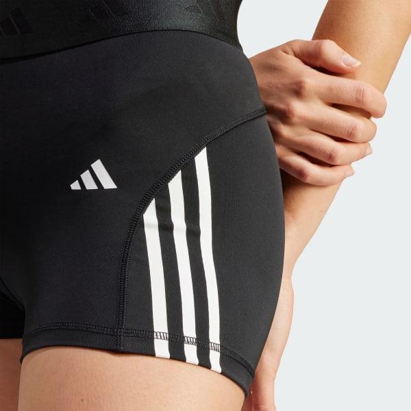 adidas Hyperglam 3-Inch Leggings Core Black XL Womens Product Image