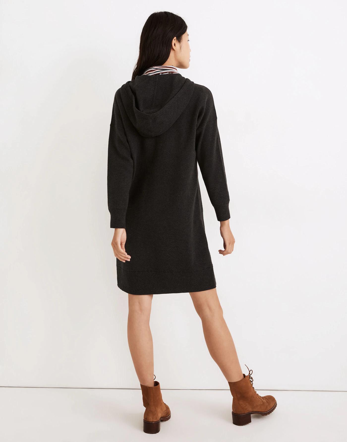 Hoodie Sweater Dress Product Image
