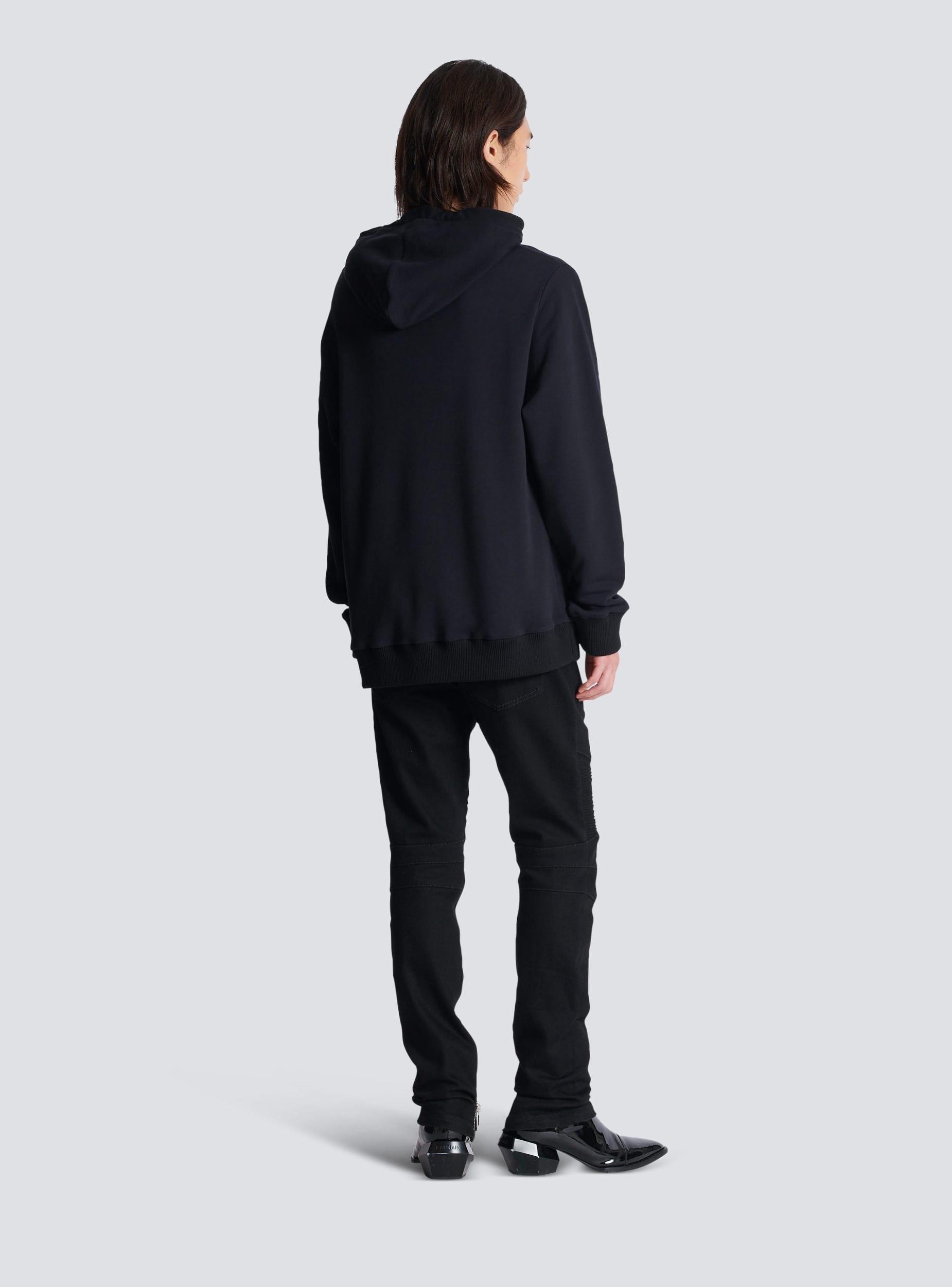 Embroidered Balmain Letter hoodie Product Image