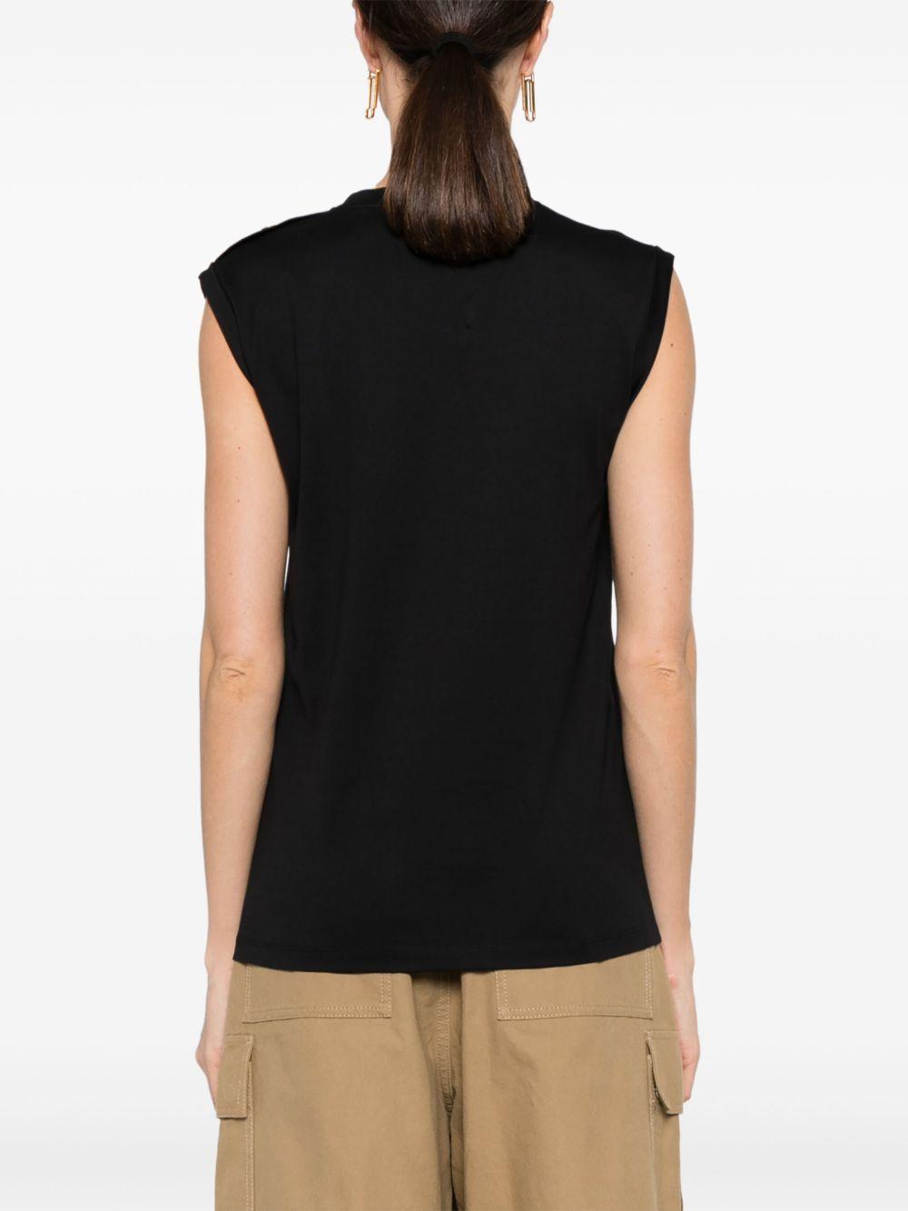 logo-print cotton tank top Product Image