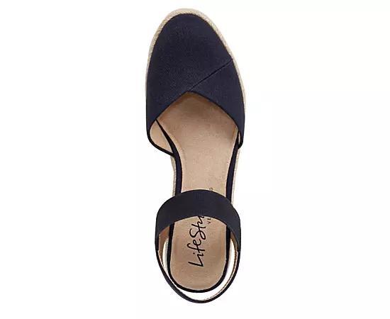 LifeStride Kimmie Women's Espadrille Wedges, Size: 10 Wide, Lux Blue Product Image