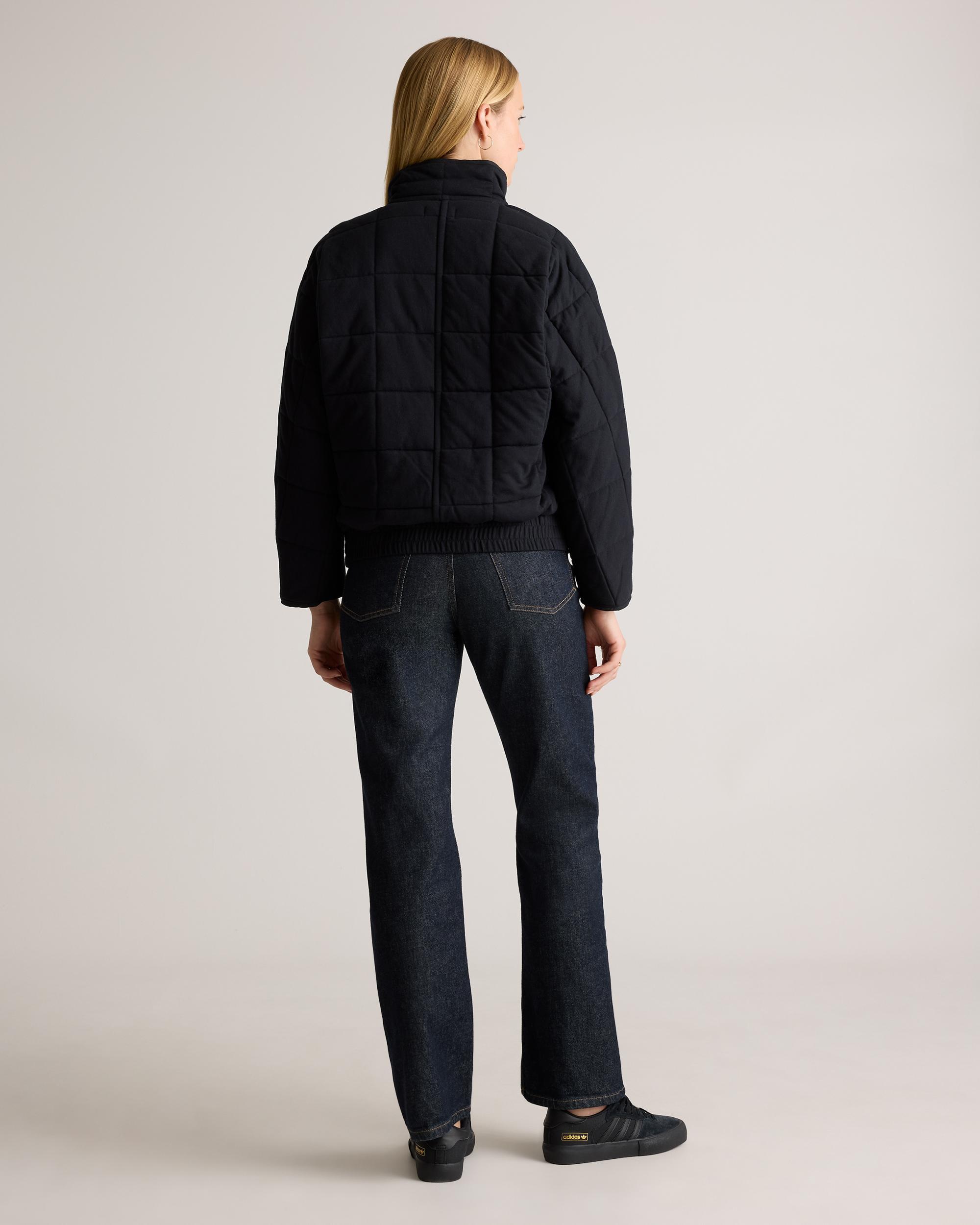Quince | Women's Quilted Knit Jacket Size XS, Organic Cotton Product Image