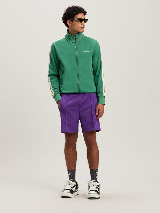 CLASSIC LOGO BOMBER TRACK JKT BURGUNDY - Product Image