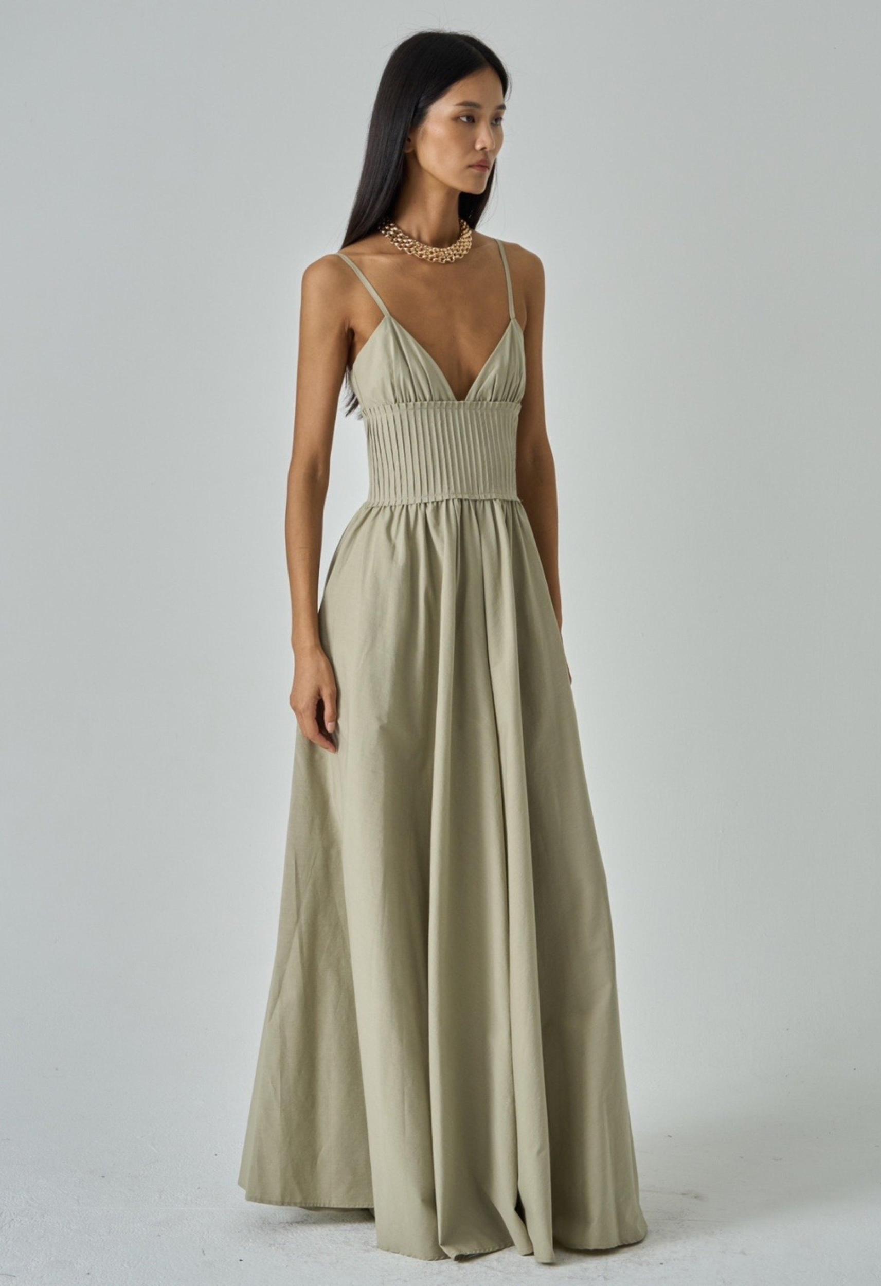 Celosia Dress in Sage Product Image