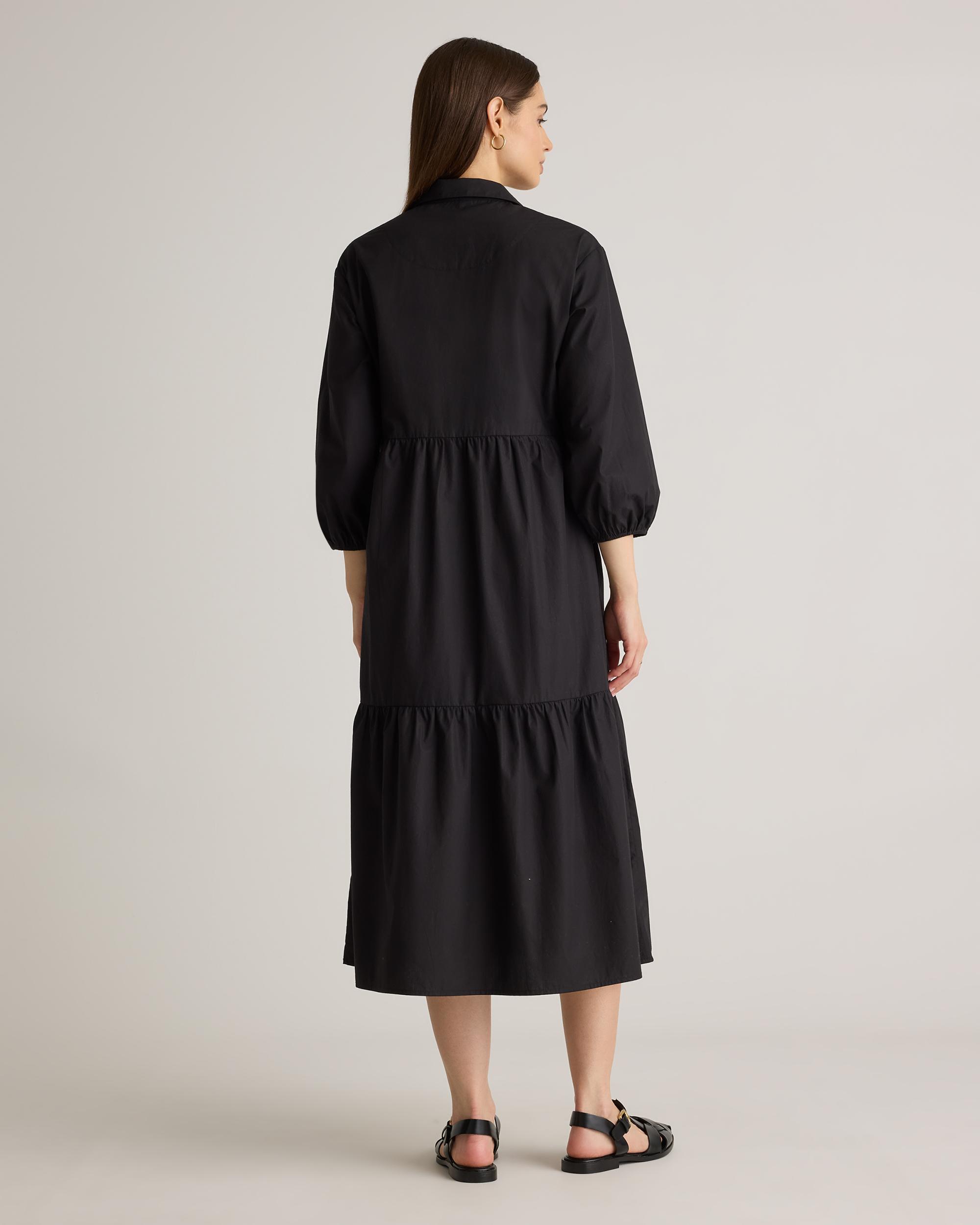 Quince | Women's Poplin Midi Tunic Dress Size XS, Organic Cotton Product Image