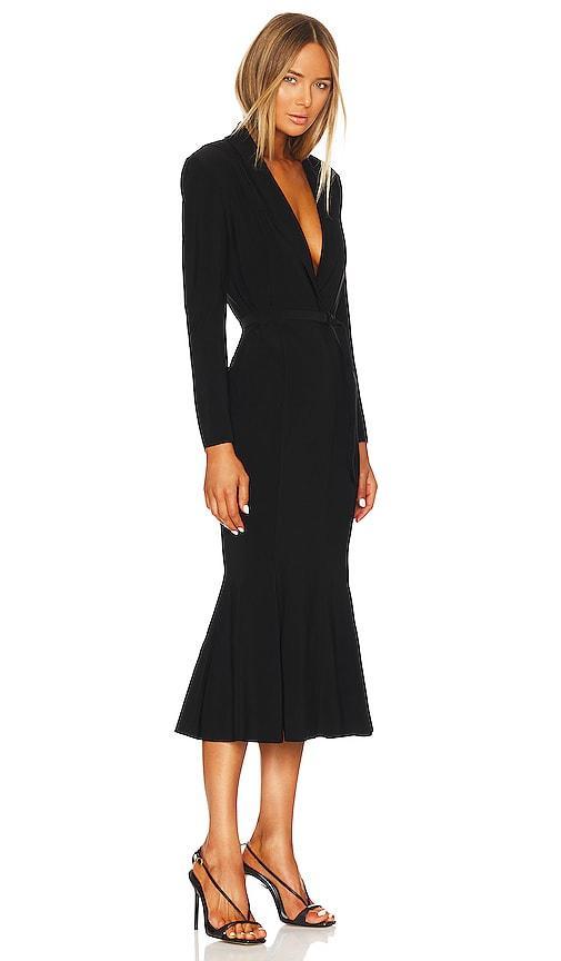 Womens Belted Blazer Midi-Dress Product Image