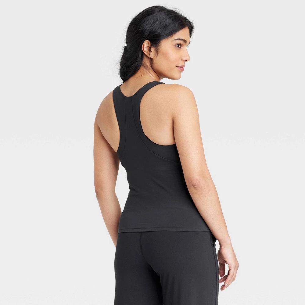 Womens Everyday Soft High Neck Support Tank Top - All In Motion Black XXL Product Image