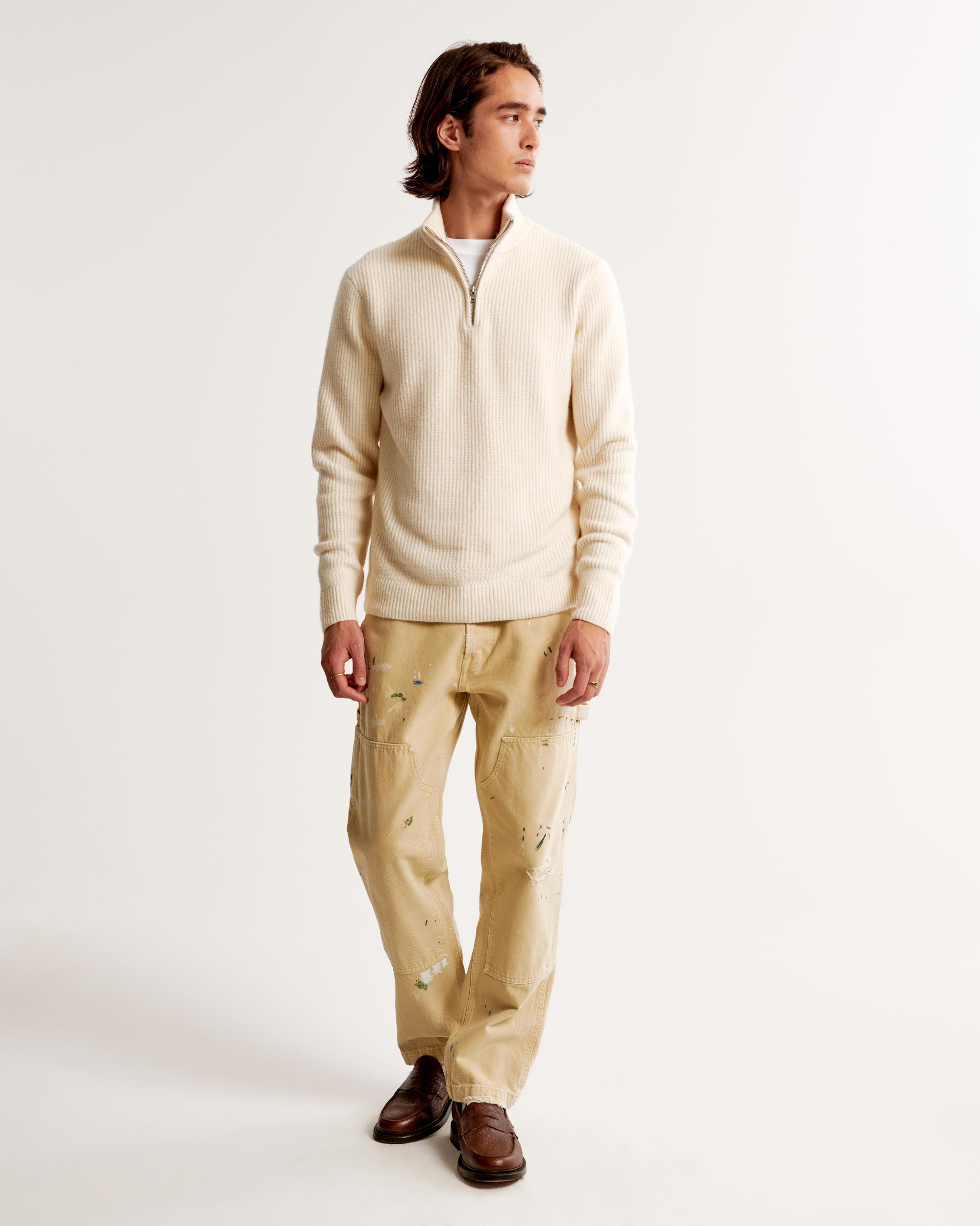 Elevated Quarter-Zip Sweater Product Image