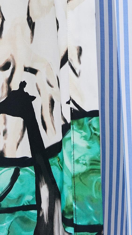Stella Jean Dress In Double Print | Shopbop Product Image