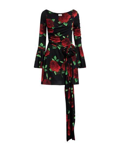 MAGDA BUTRYM Woman Mini Dress Black Size 6 Viscose, Elastane Product Image