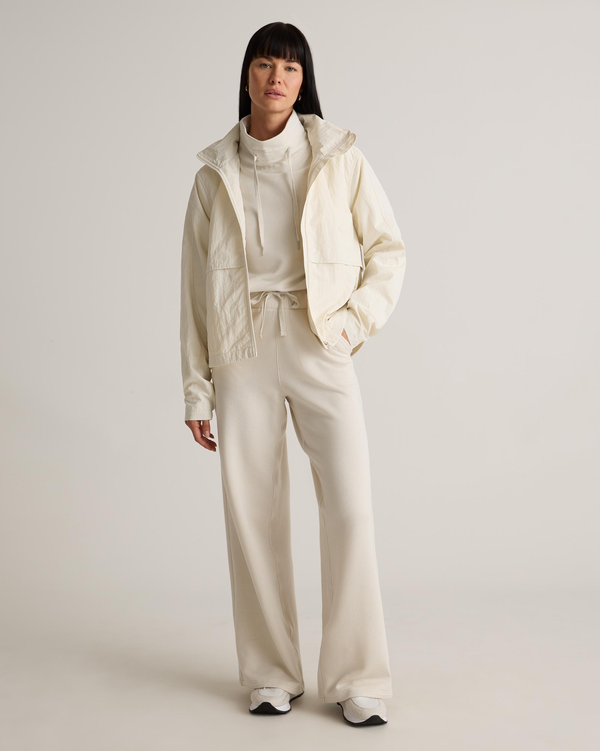 Quince | Women's SuperSoft Fleece Wide Leg Pants Size XL, Lenzing Modal Product Image