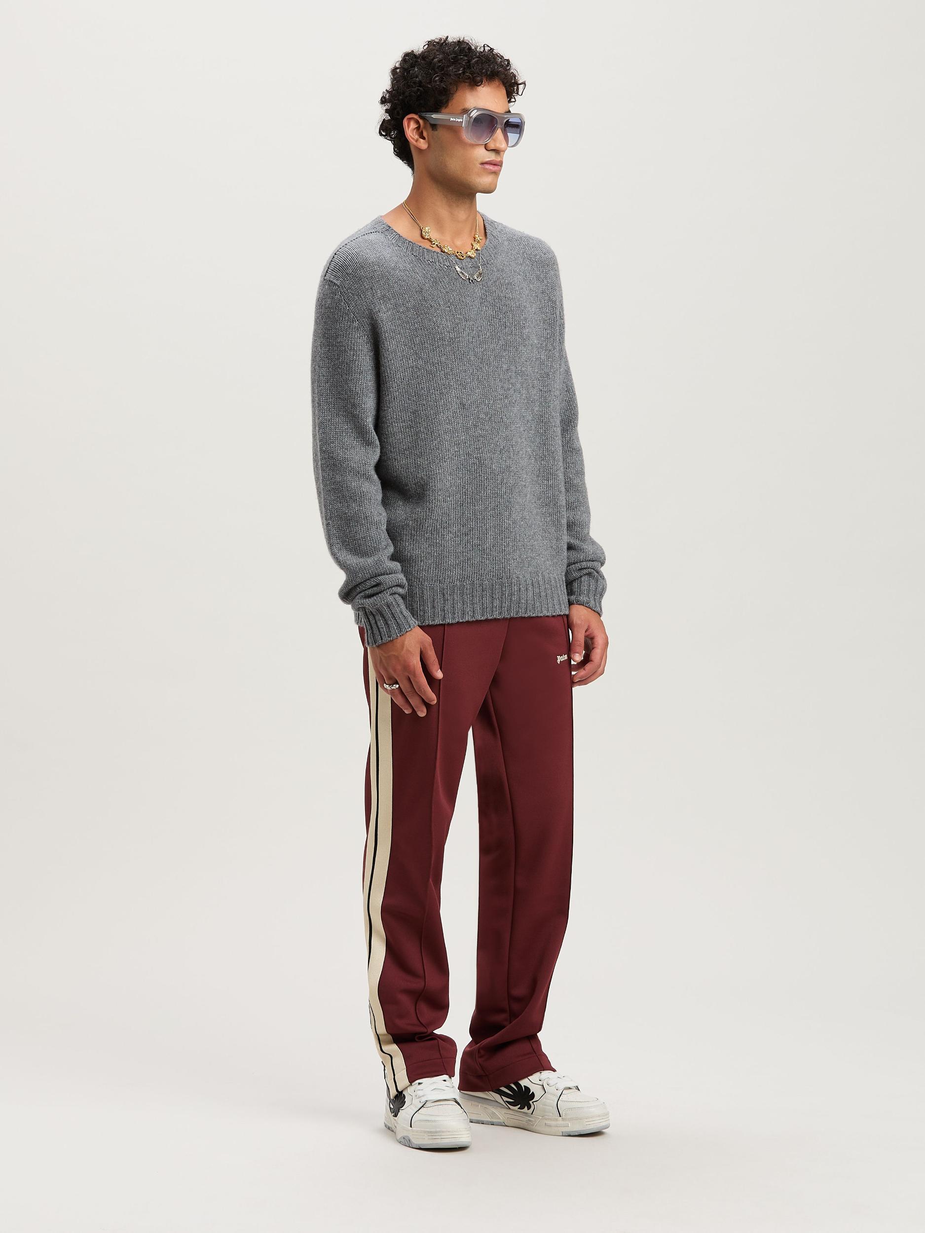 CLASSIC LOGO TRACK PANTS BURGUNDY - OFF Product Image