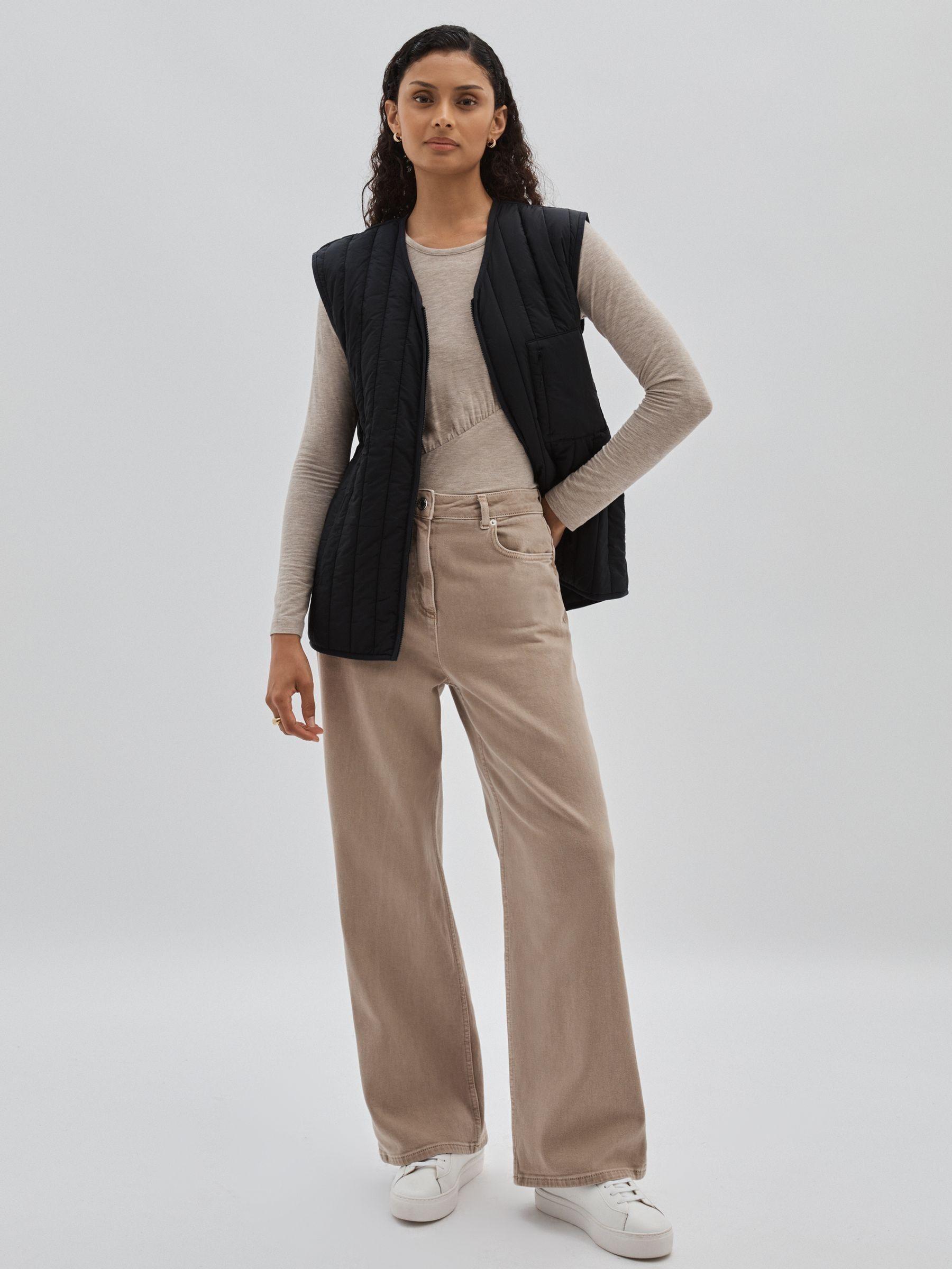 Rains Quilted-Shell Gilet in Navy Product Image