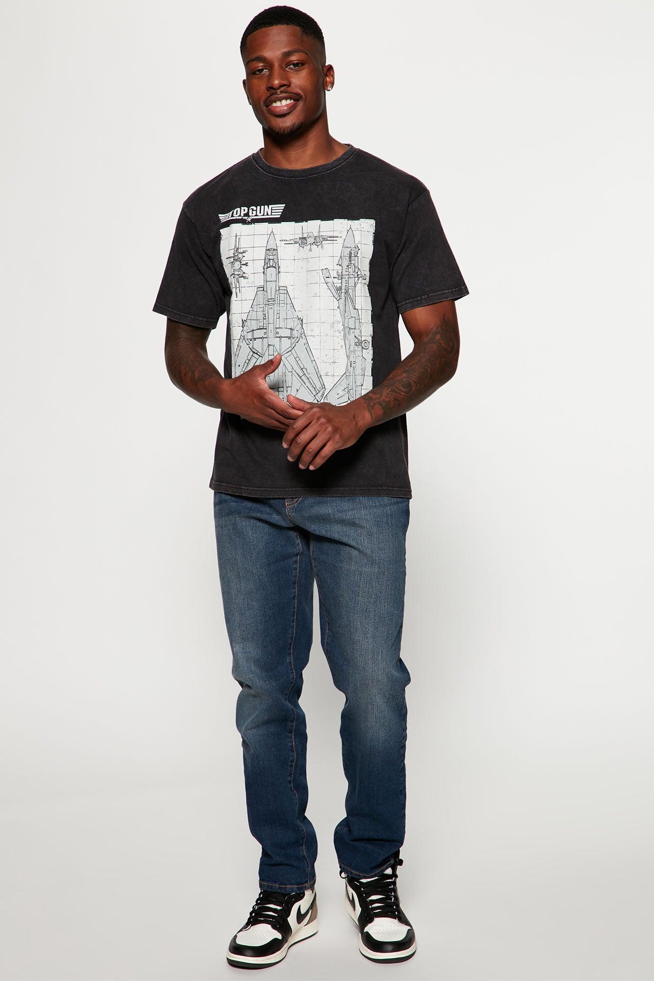 Mike Straight Taper Jeans - Dark Wash Product Image