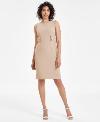 Anne Klein Womens Tab-Waist Sheath Dress Product Image