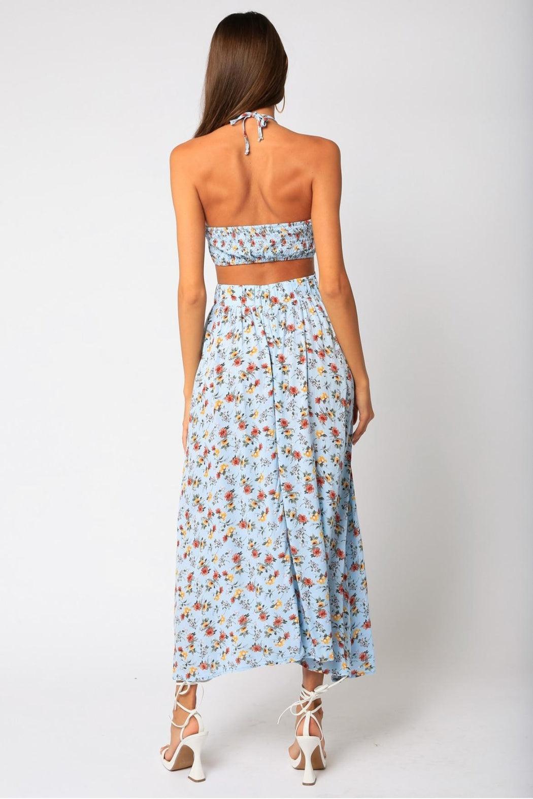 Floral Halter Dress Product Image