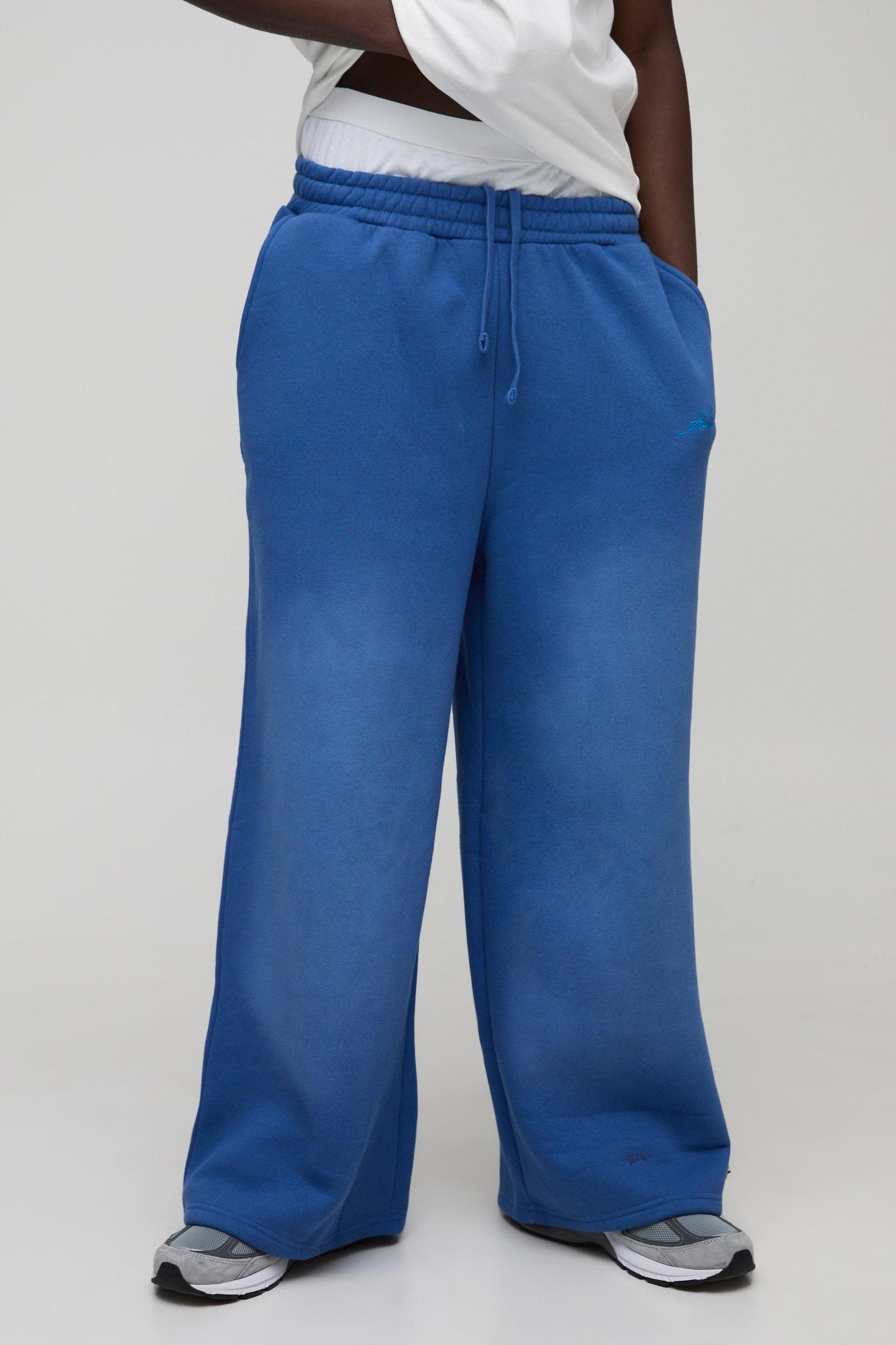 Extreme Wide Leg Man Spray Wash Sweatpants | boohooMAN USA Product Image