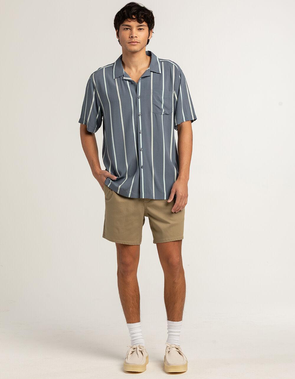 RSQ Mens Shorter 6" Chino Shorts - WASHED NAVY Product Image