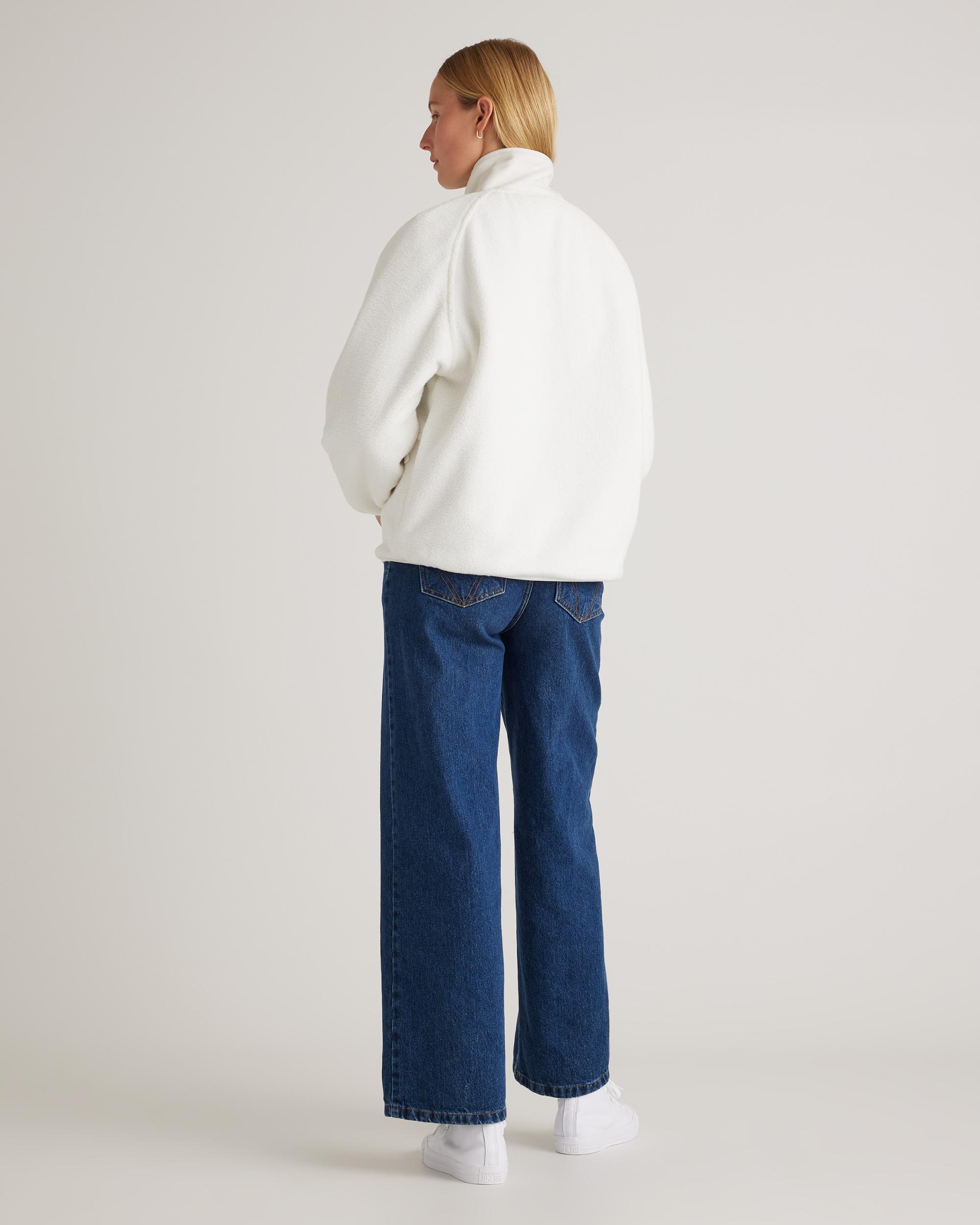 Quince | Women's Sherpa Snap Front Jacket 100% Polyester Product Image