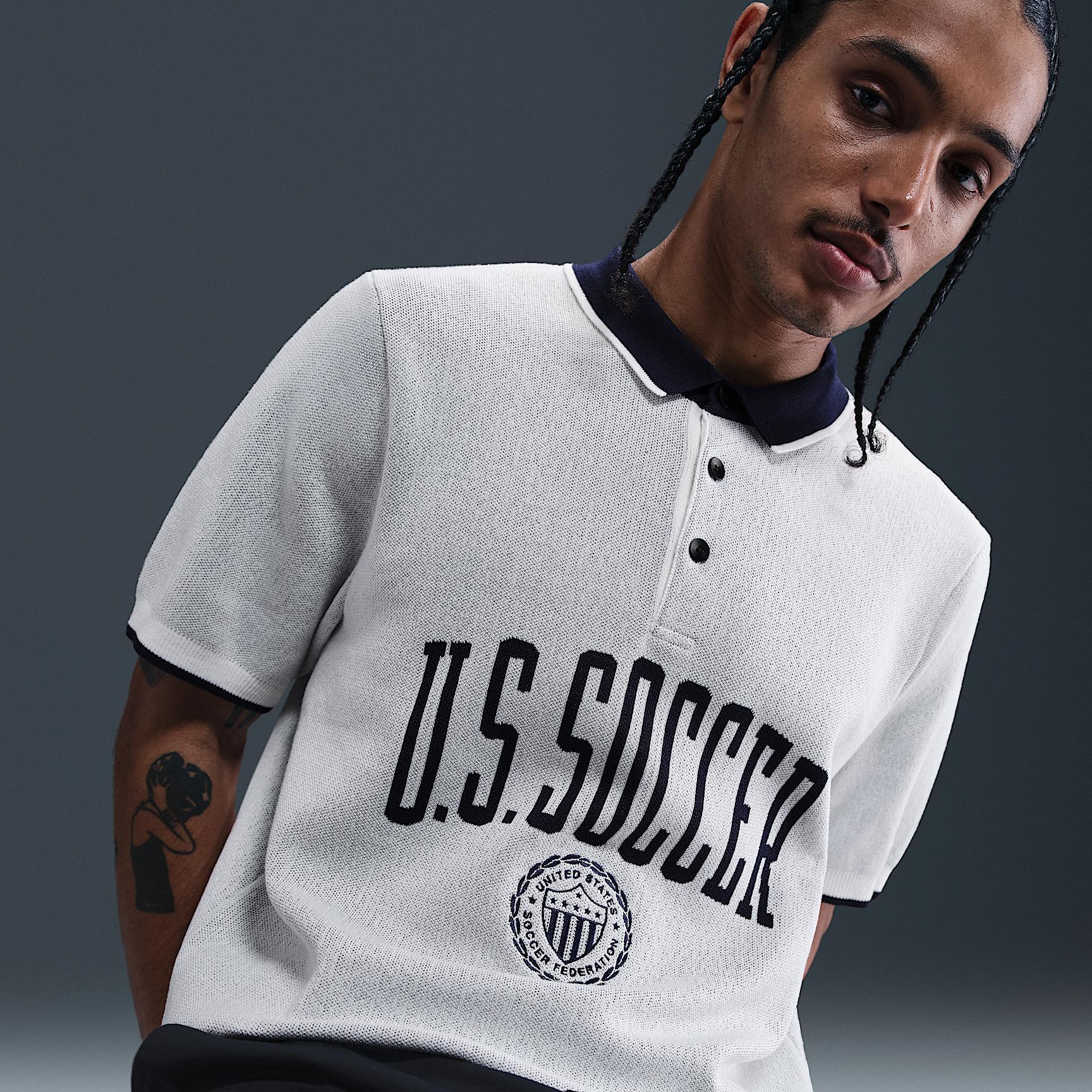 USMNT Club Nike Men's Soccer Knit Polo Product Image