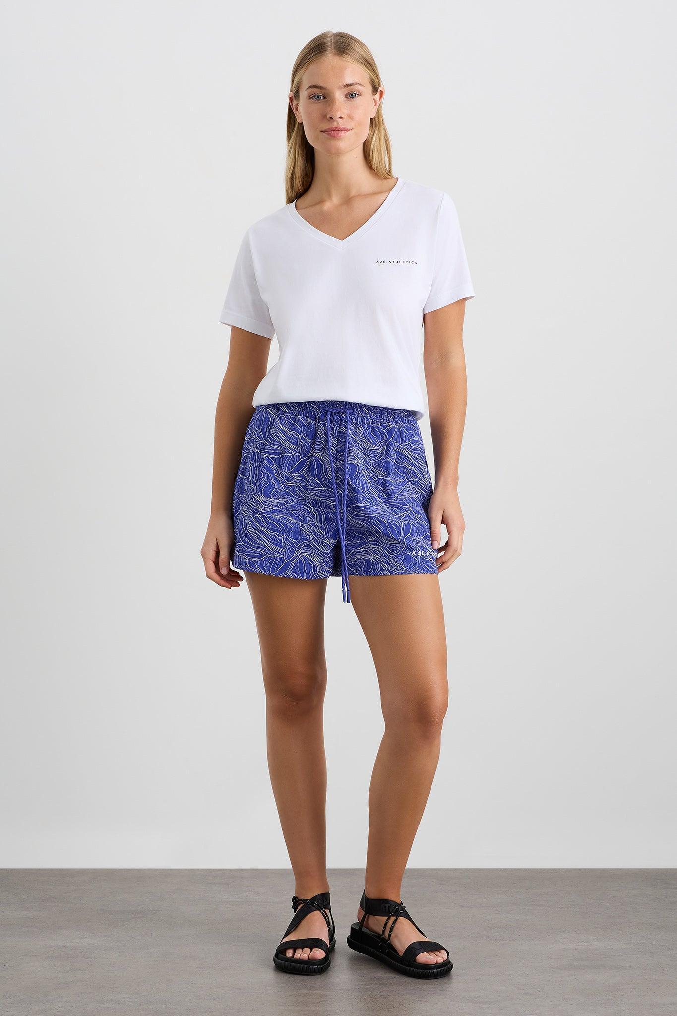 V Neck Jersey Tee 197 Product Image