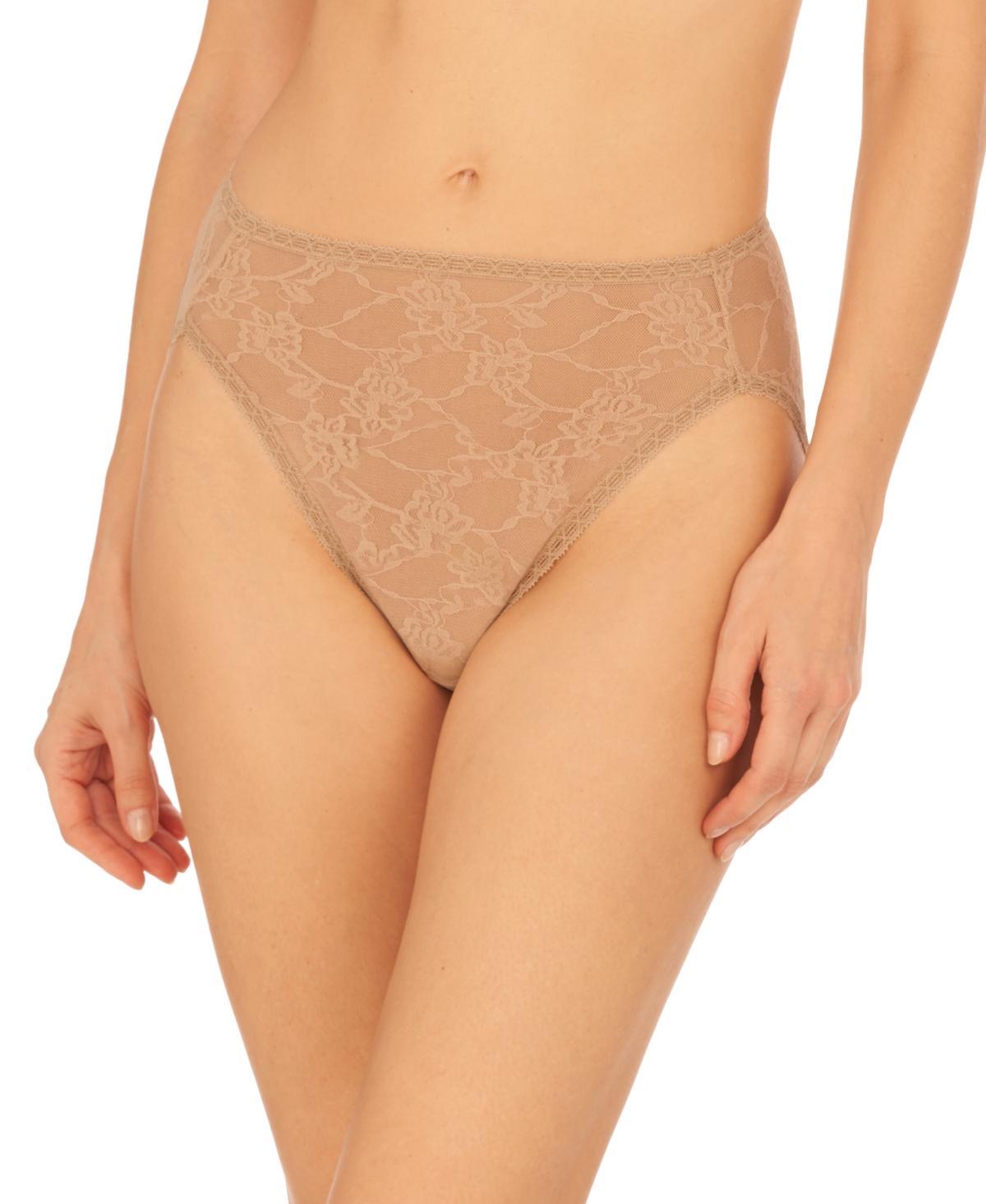 Natori Womens Bliss Allure One Size Lace French Cut Underwear 772303 Product Image