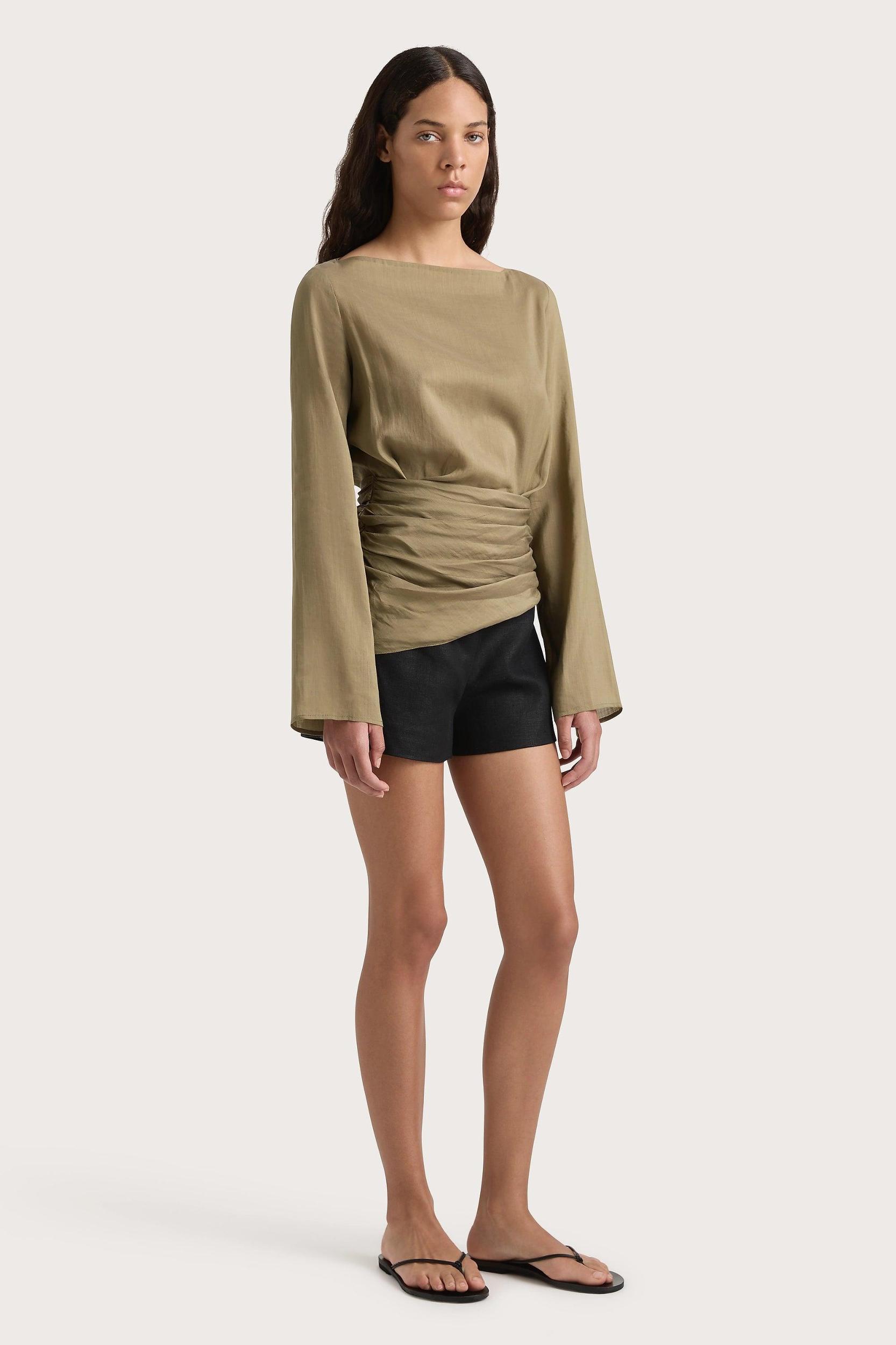 Adelia Top Khaki Product Image