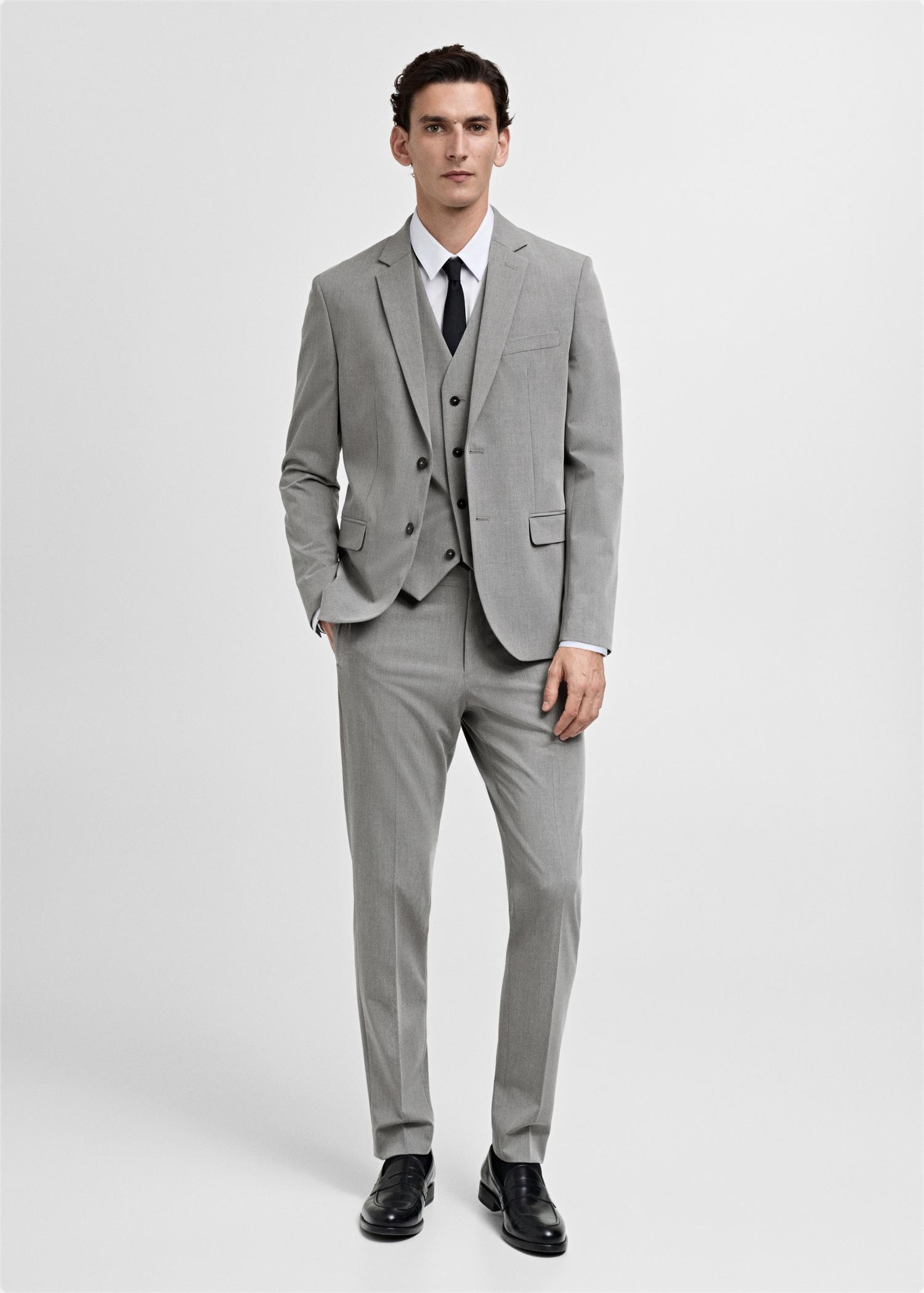 Paris super slim-fit suit vest - Men | MANGO USA Product Image