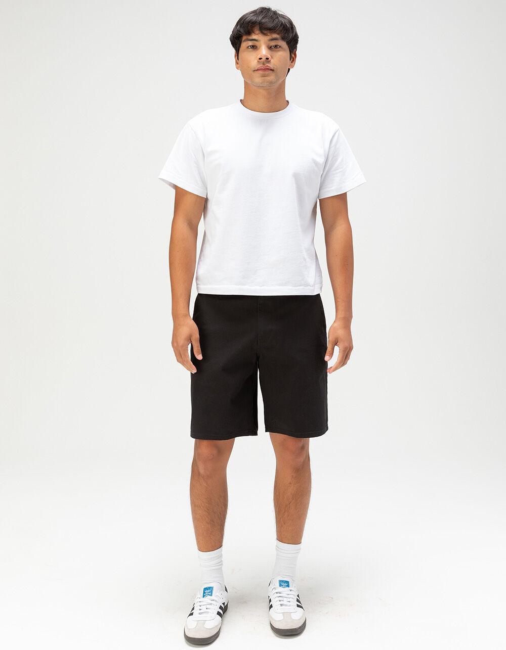 RSQ Mens Mid Length Chino Shorts - BLACK Product Image
