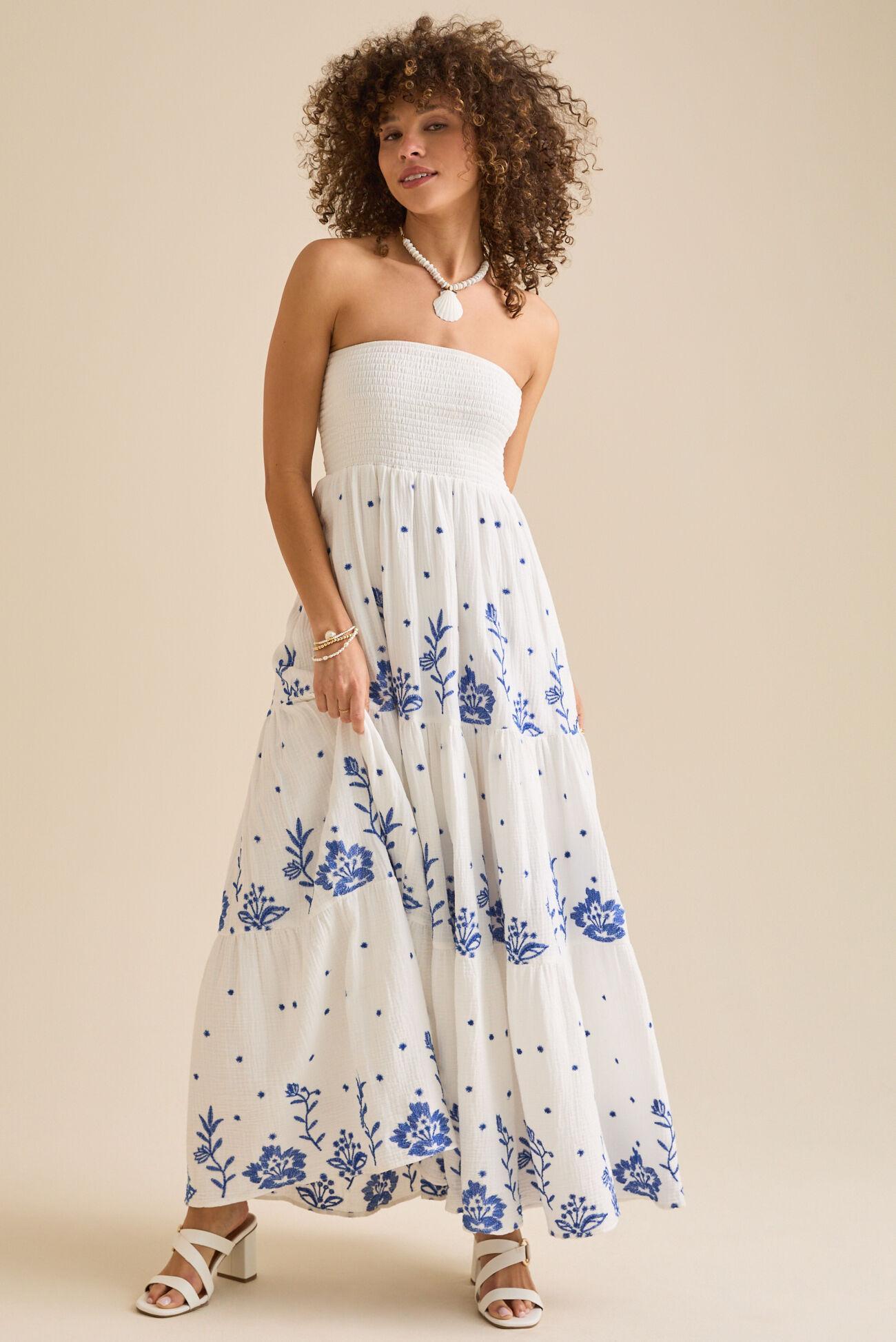 Melanie Strapless Maxi Dress Product Image