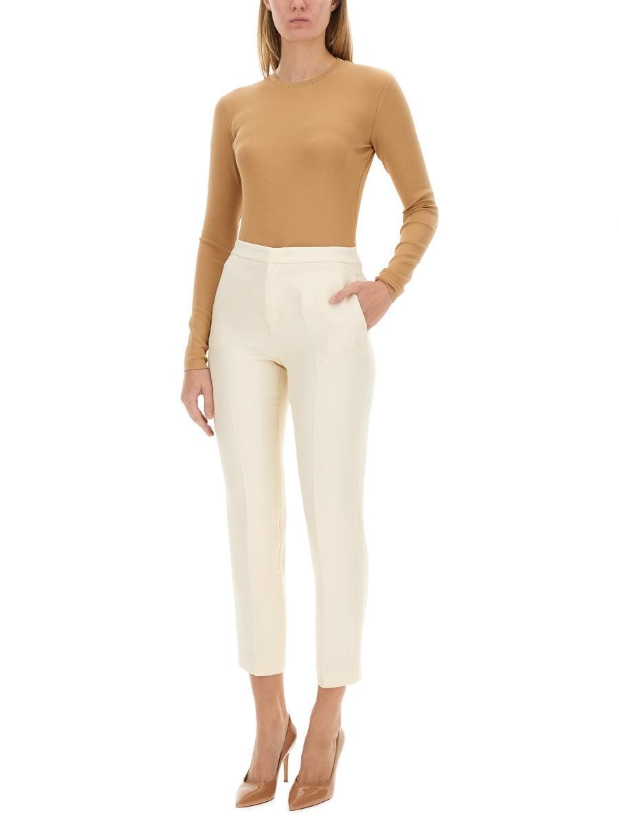 FABIANA FILIPPI Slim Fit T-shirt In Beige Product Image