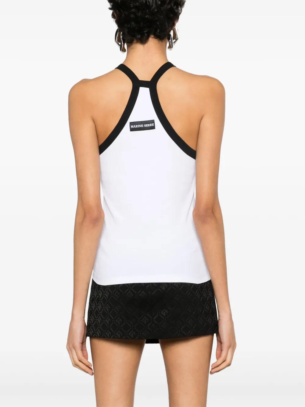 Crescent Moon-embroidered top Product Image