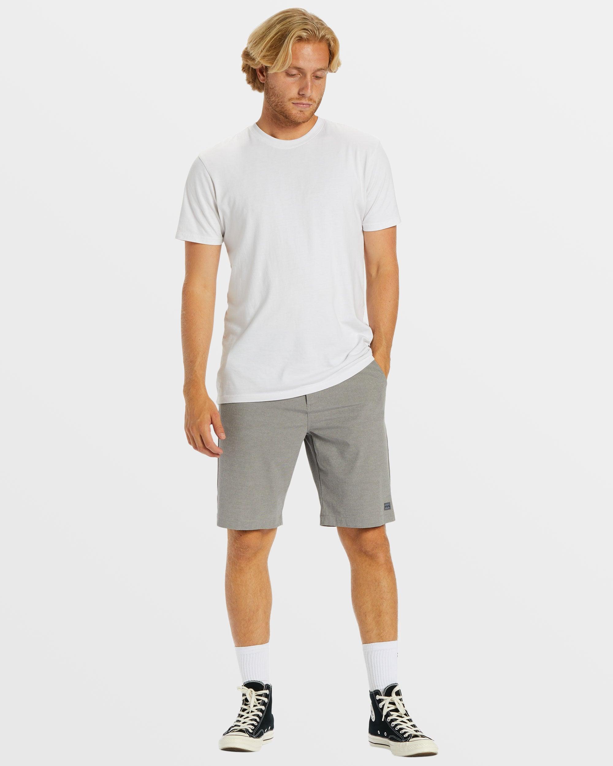 Crossfire 21" Hybrid Submersible Shorts - Grey Male Product Image