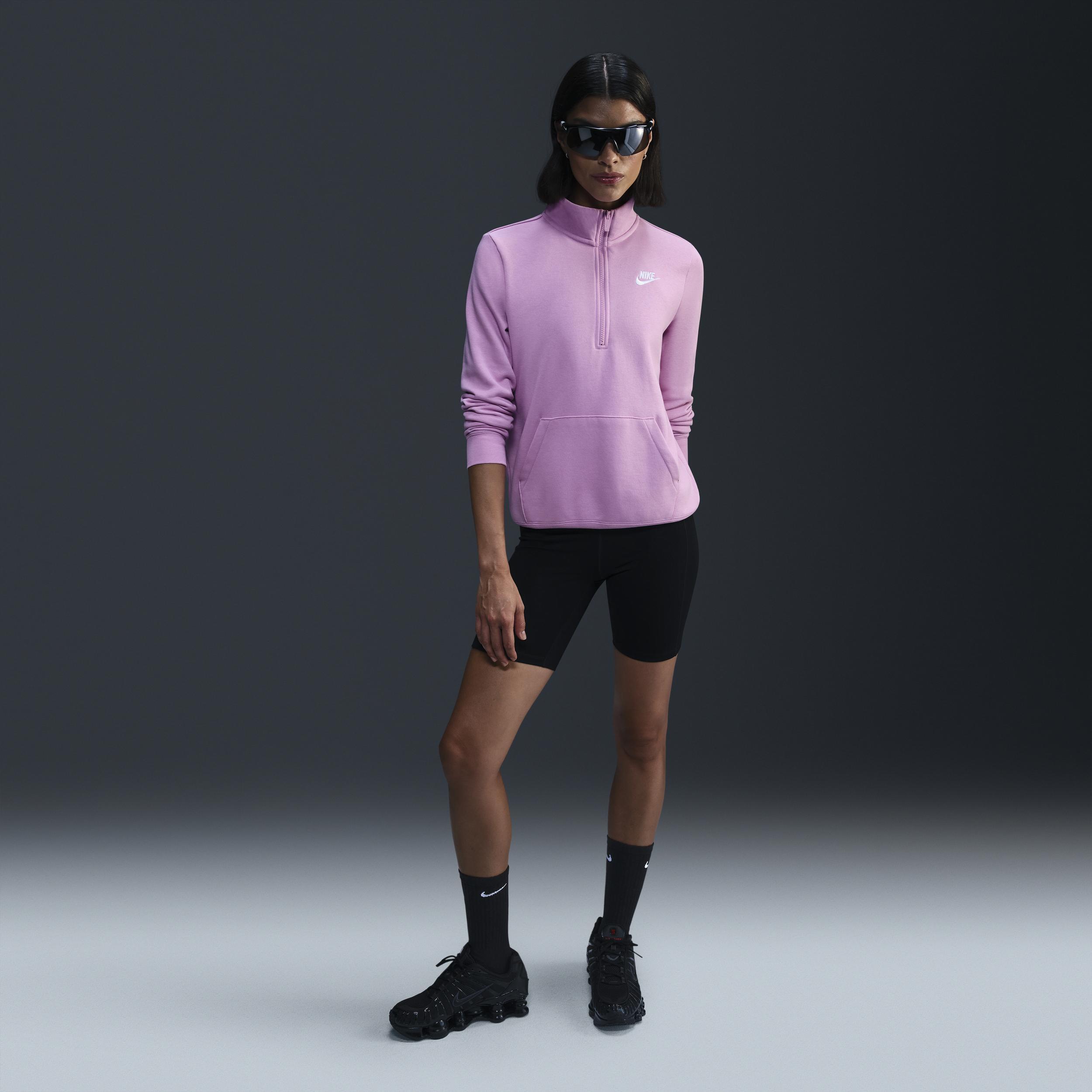 Women's Nike Sportswear Club Fleece 1/2-Zip Sweatshirt Product Image