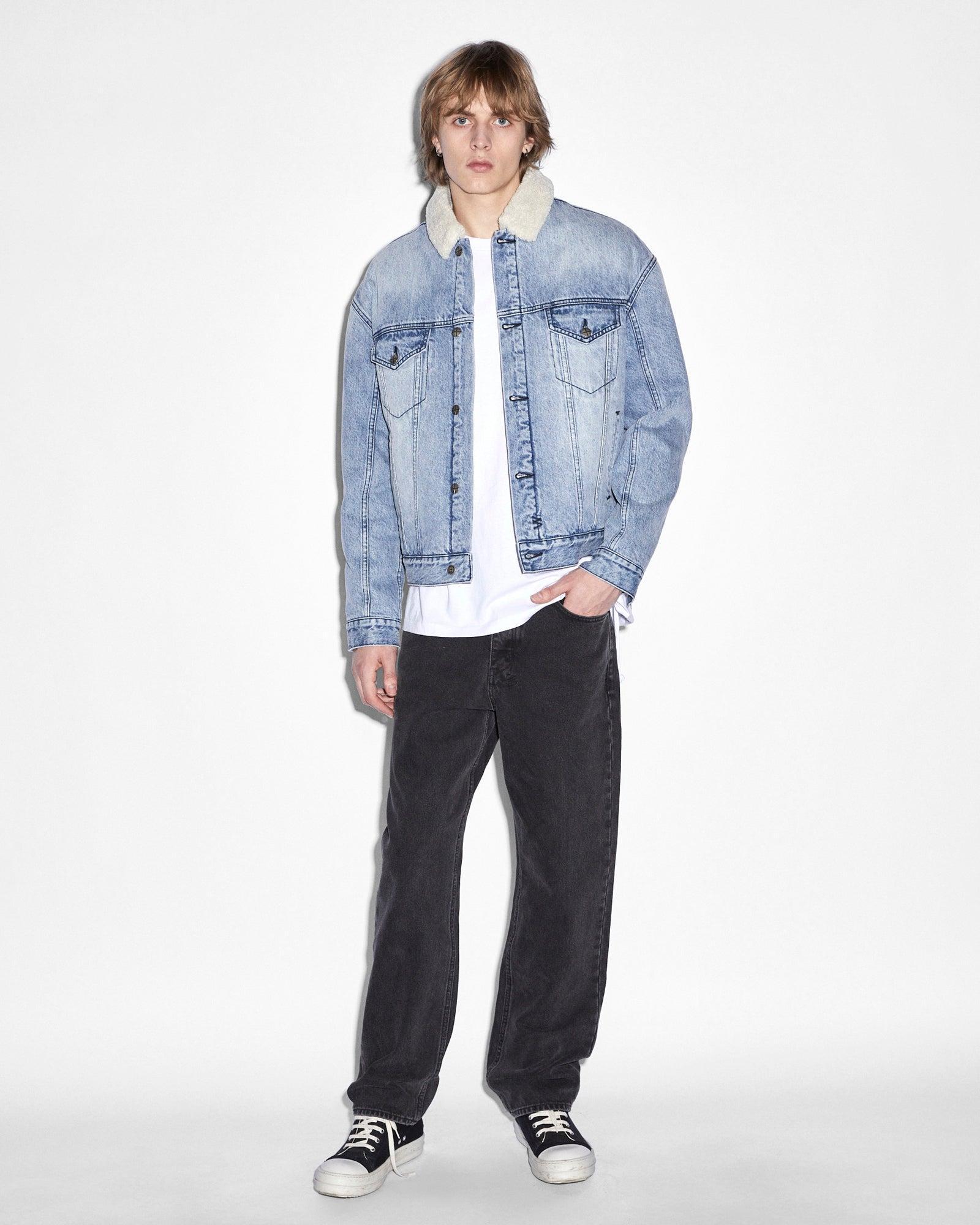 OH G JACKET SHERPA MID BLUE Male Product Image