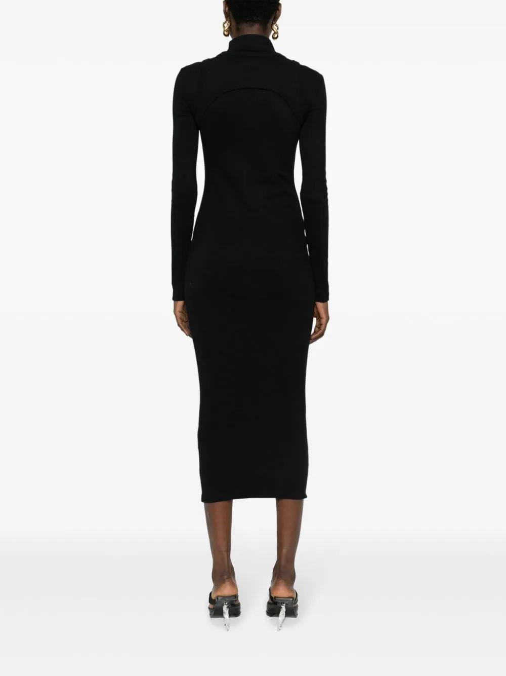 Off Stamp Rib Round dress Product Image