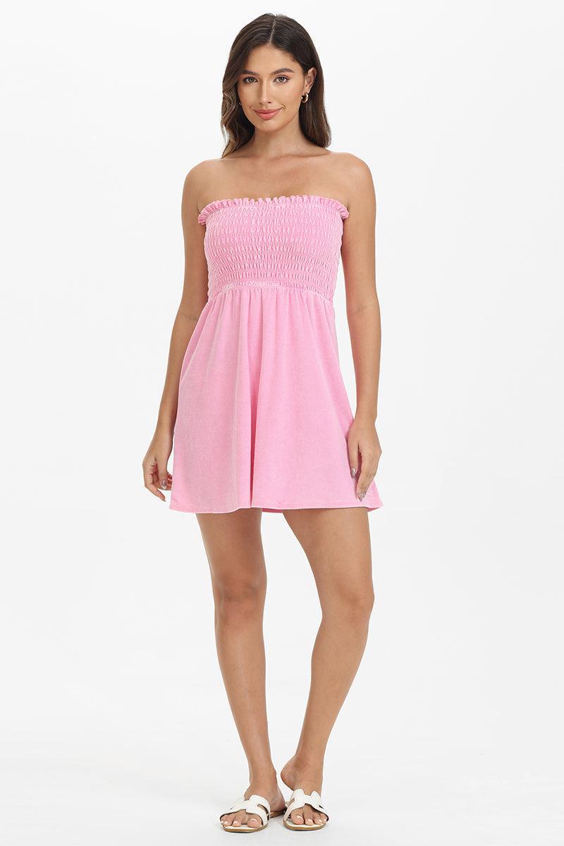 Towel Terry Smocked Dress Product Image
