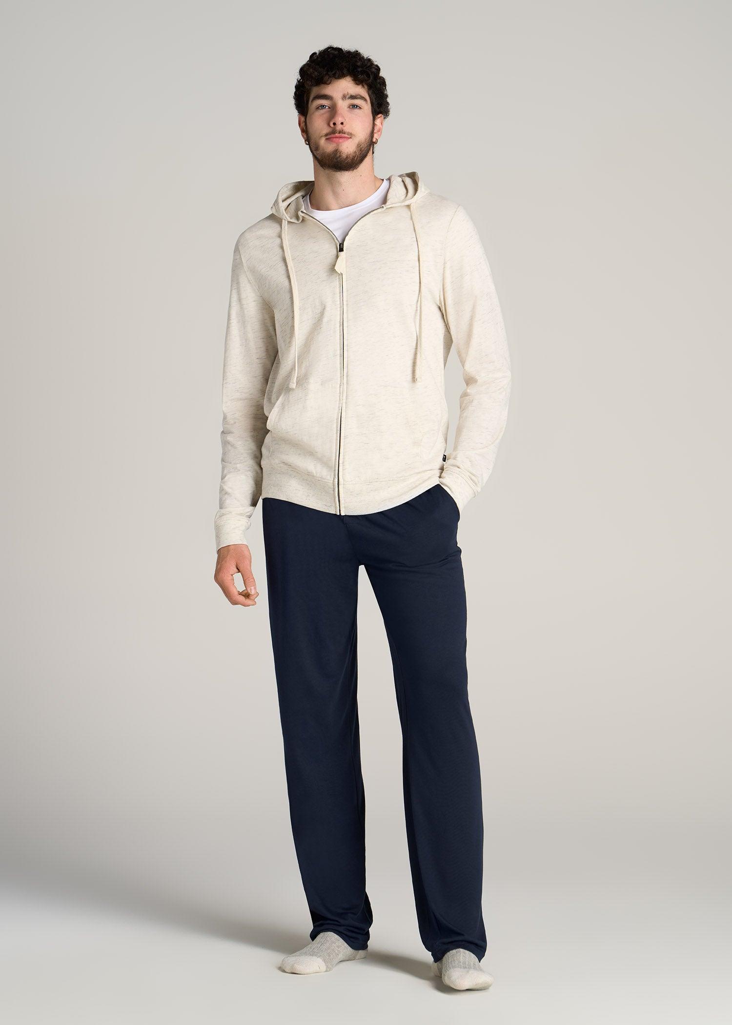 Lounge Pajama Pants for Tall Men in Navy Product Image