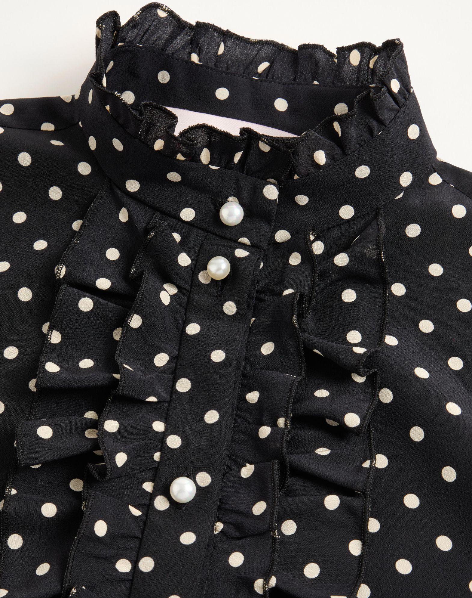 Crepe De Chine Shirt With Plusdepois Print Product Image