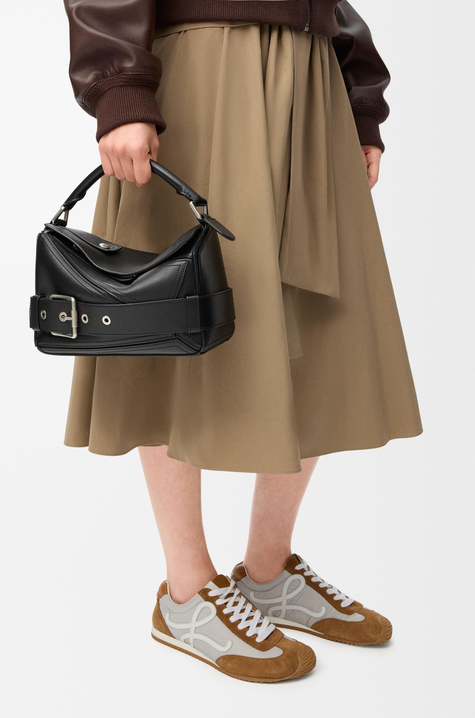 Small Puzzle Biker bag in shiny calfskin Product Image