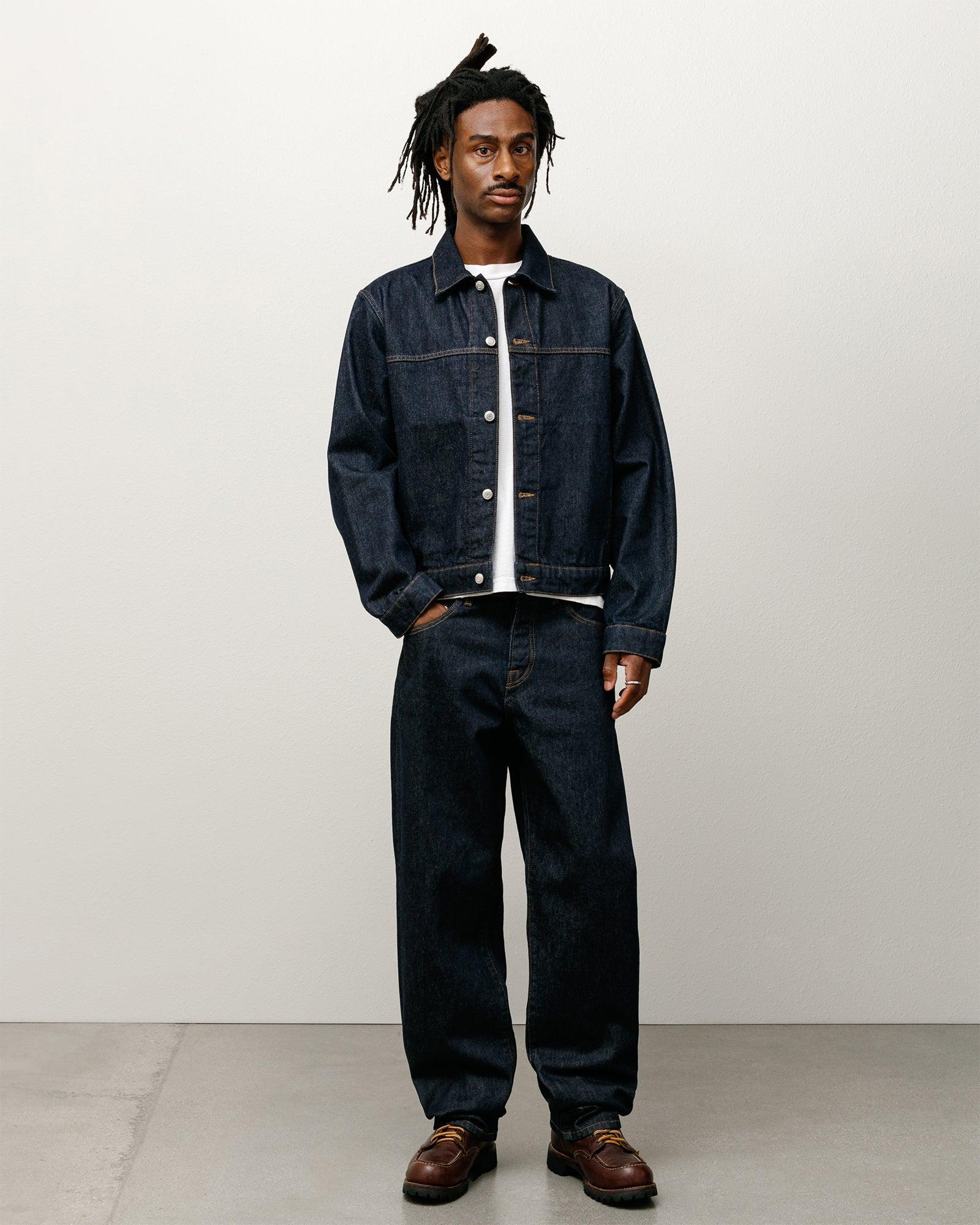 TRUCKER JACKET DENIM Male Product Image
