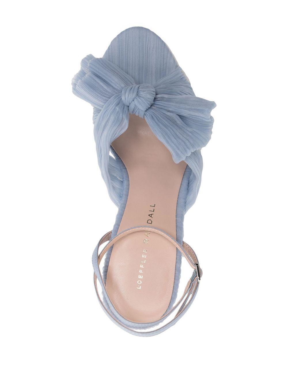 plissé-detail 90mm sandals Product Image