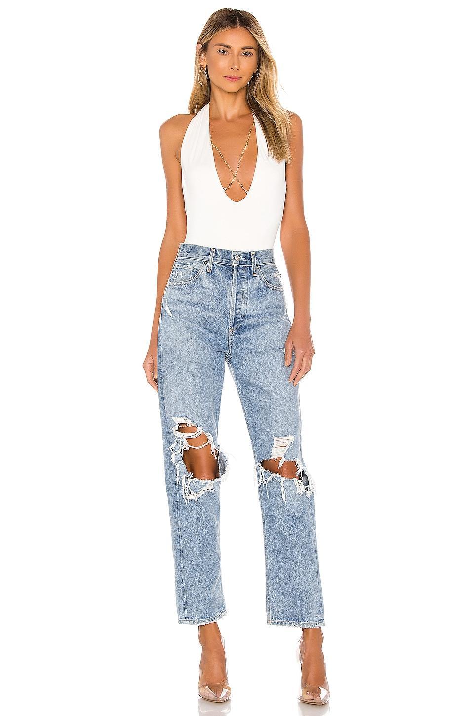 Jewels Cross Front Bodysuit superdown Product Image
