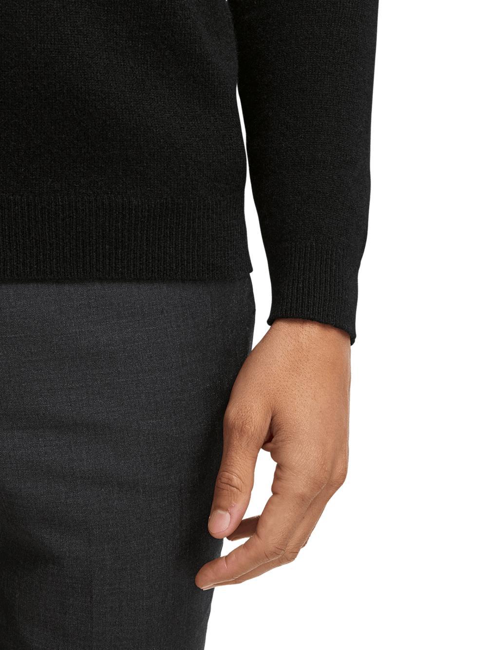 Cashmere Turtleneck Sweater - Black Product Image