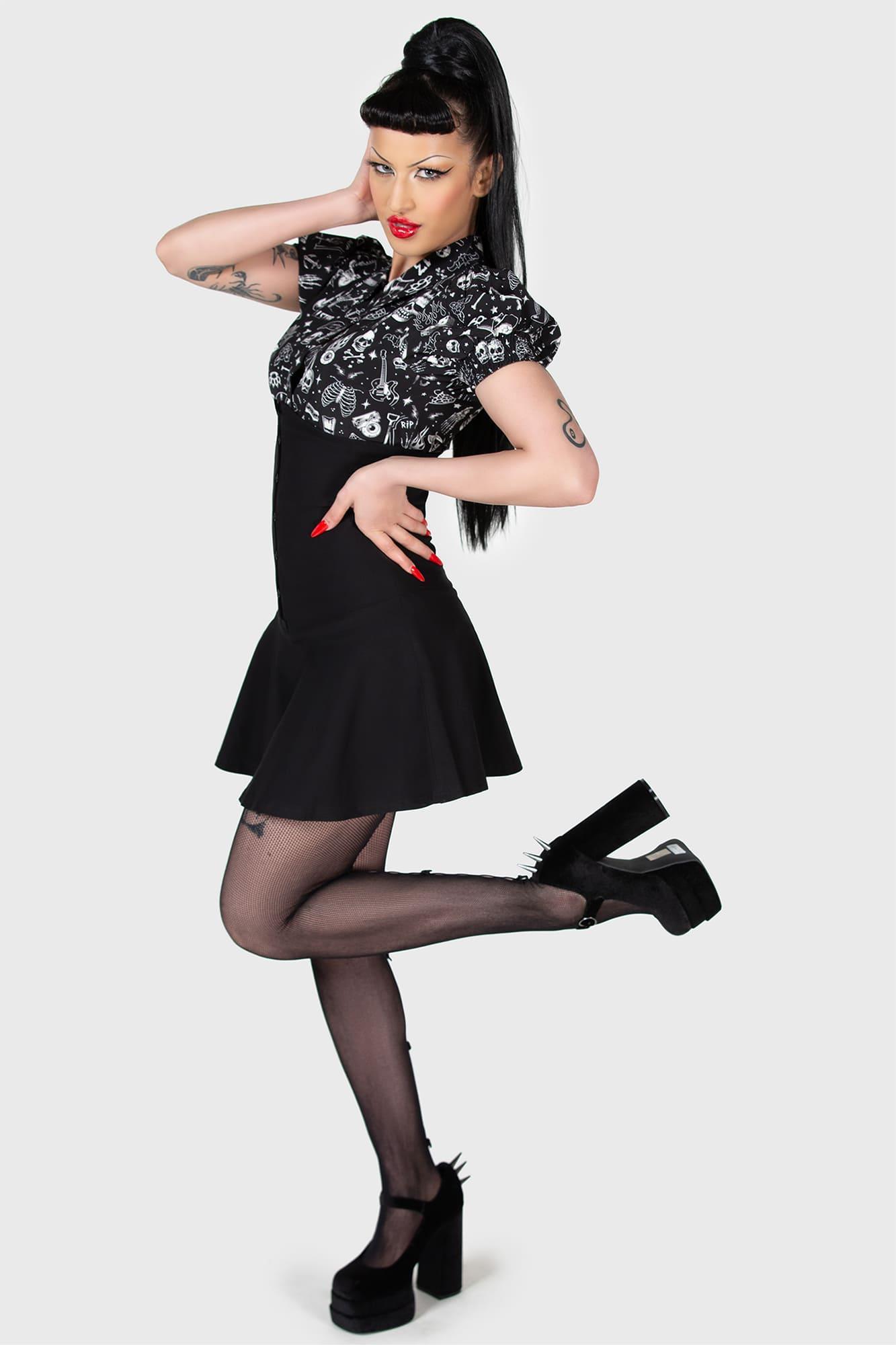 Daddy-O Corset Mini Skirt Female Product Image