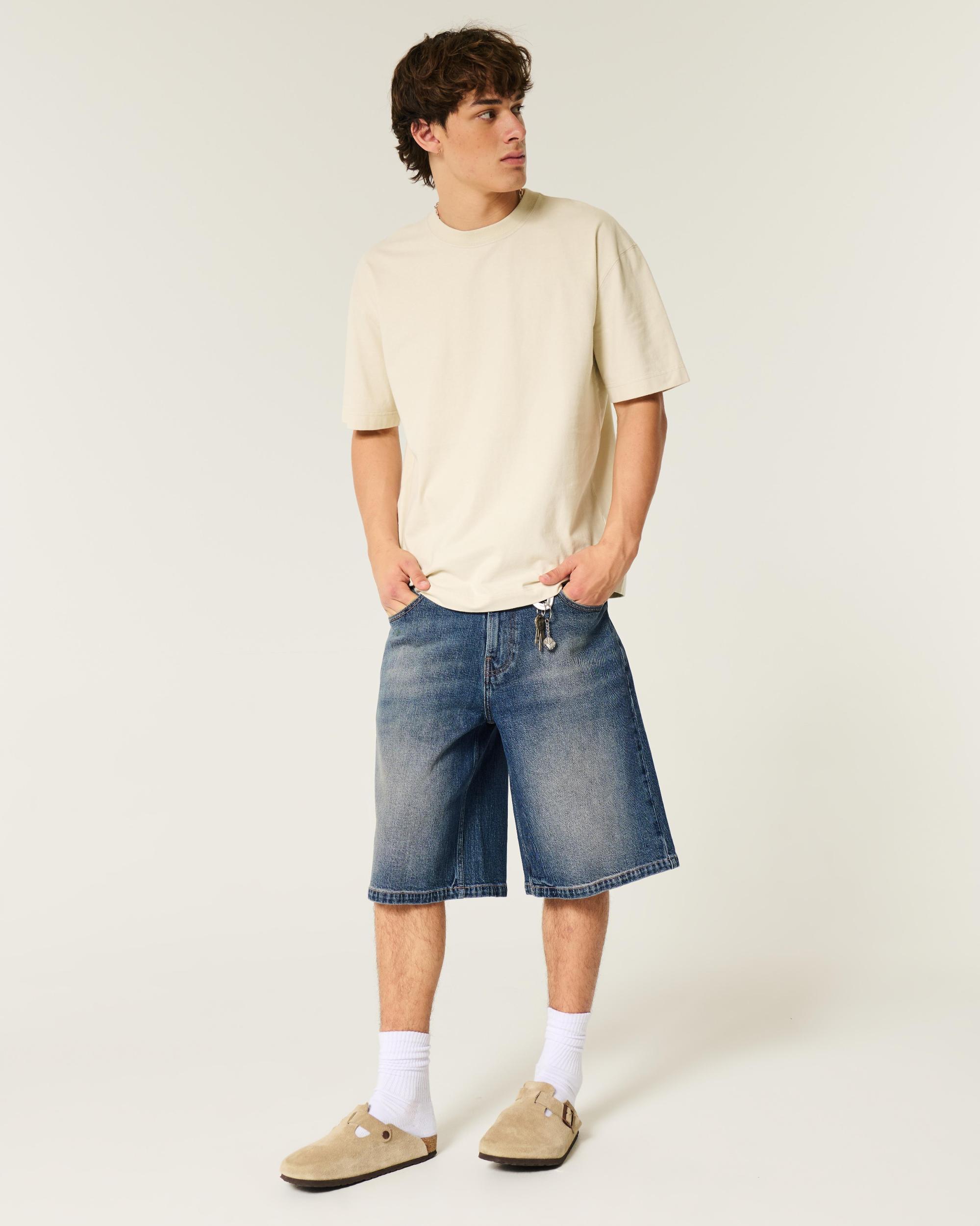 Super Baggy Denim Shorts Product Image